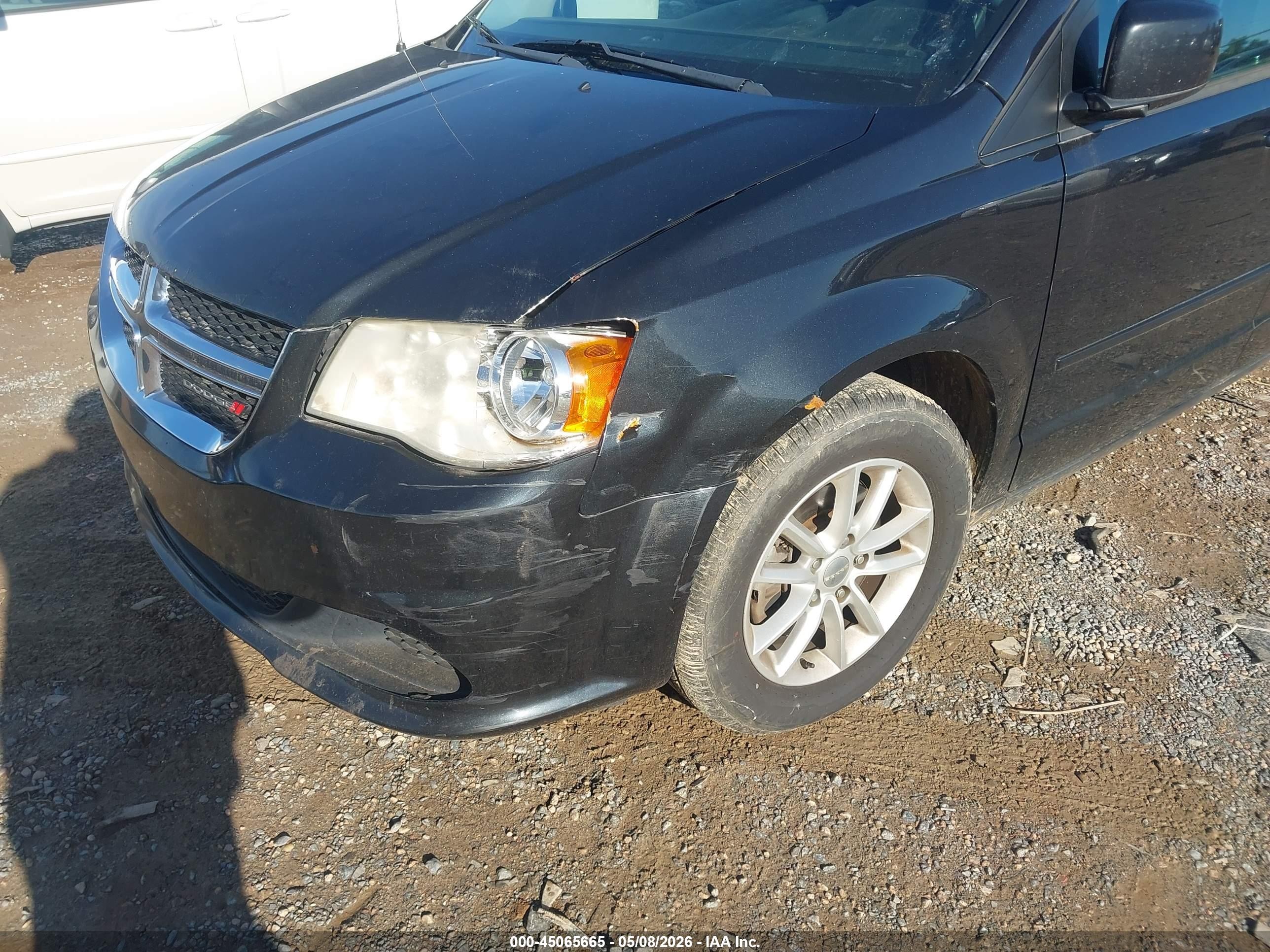 2013 Dodge Grand Caravan Sxt Black vin: 2C4RDGCG5DR719219