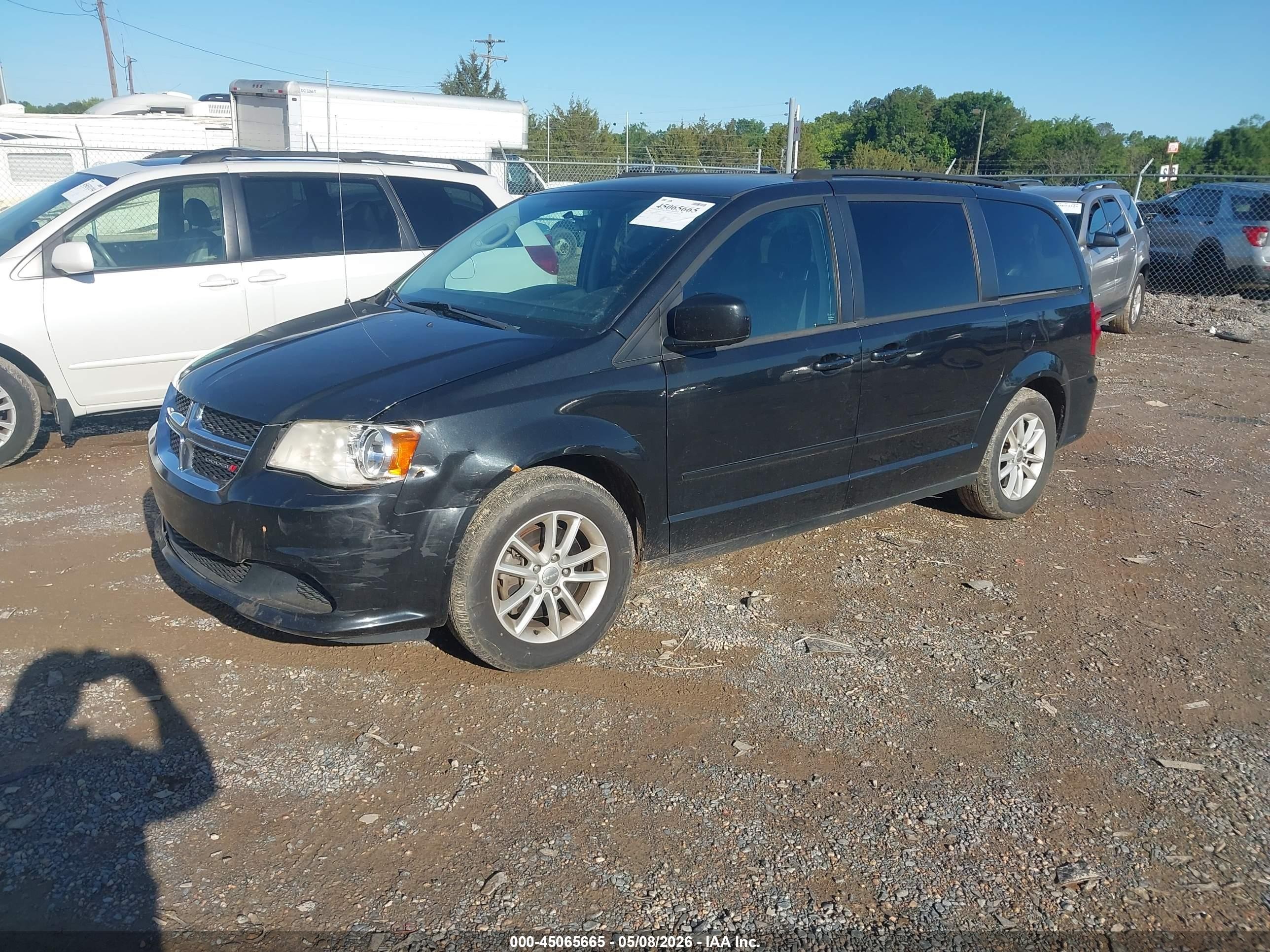 2013 Dodge Grand Caravan Sxt Black vin: 2C4RDGCG5DR719219