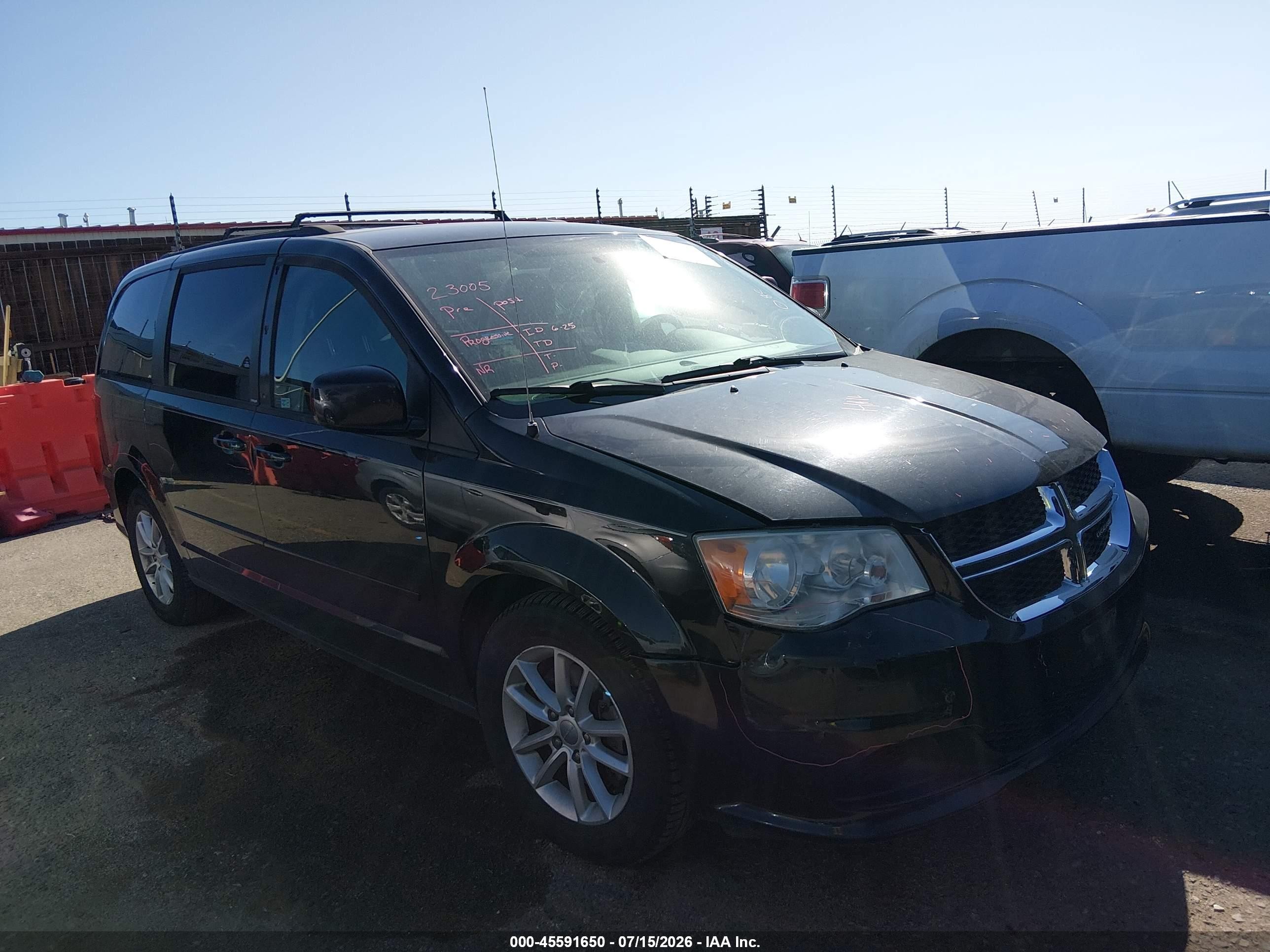 2013 Dodge Grand Caravan Sxt Blue vin: 2C4RDGCG5DR740247