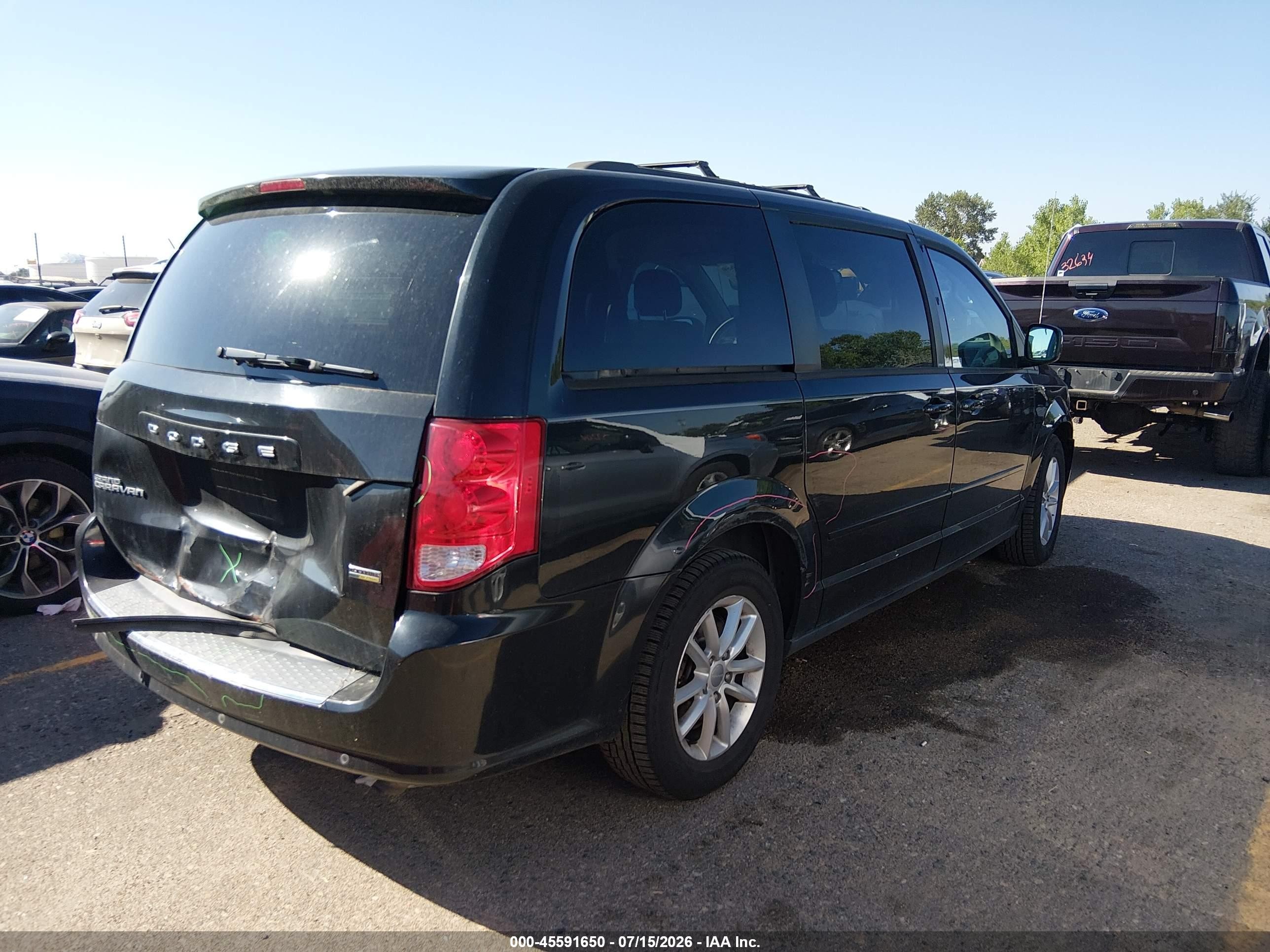 2013 Dodge Grand Caravan Sxt Blue vin: 2C4RDGCG5DR740247