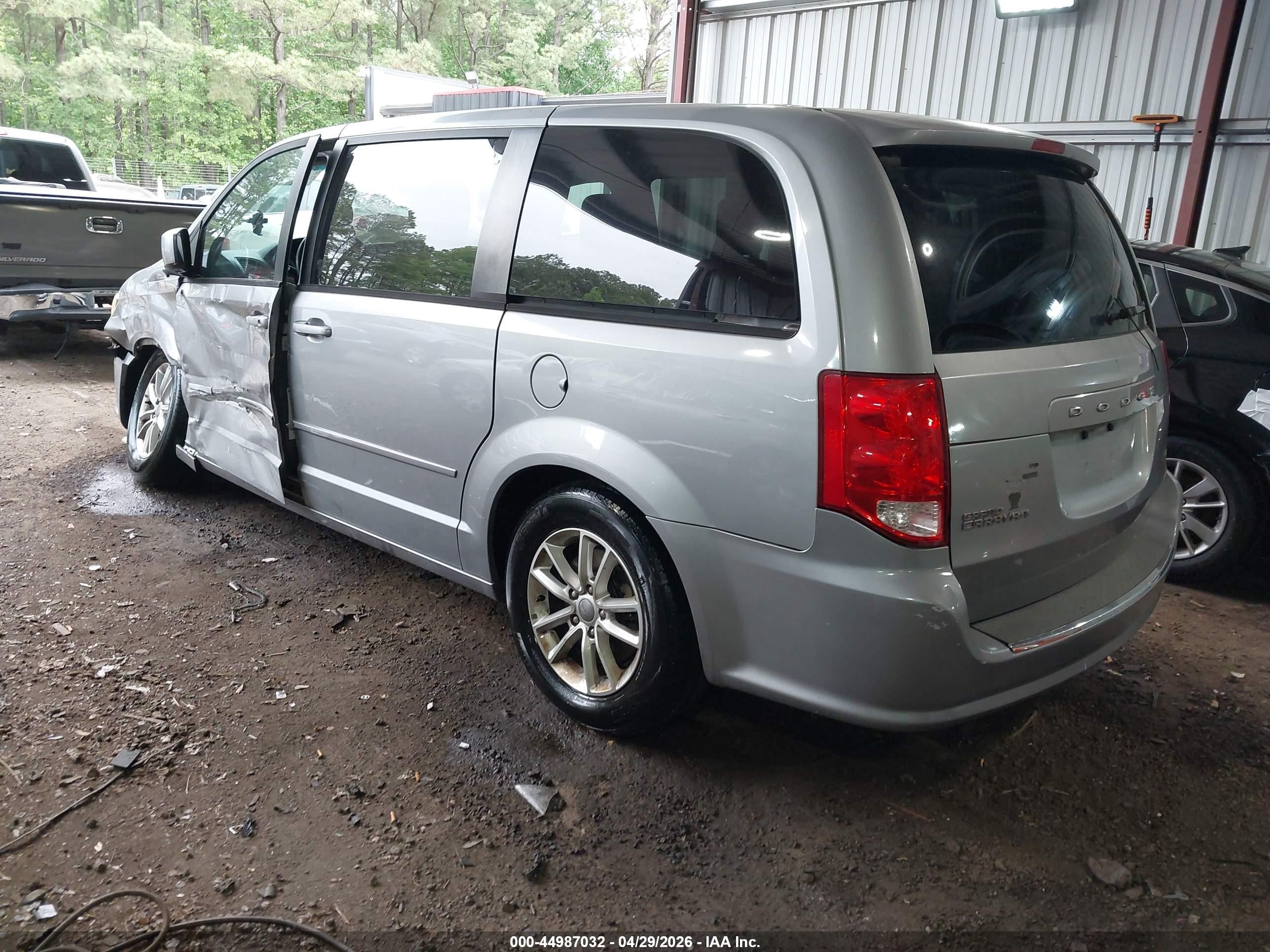 2013 Dodge Grand Caravan Sxt Gray vin: 2C4RDGCG5DR752060
