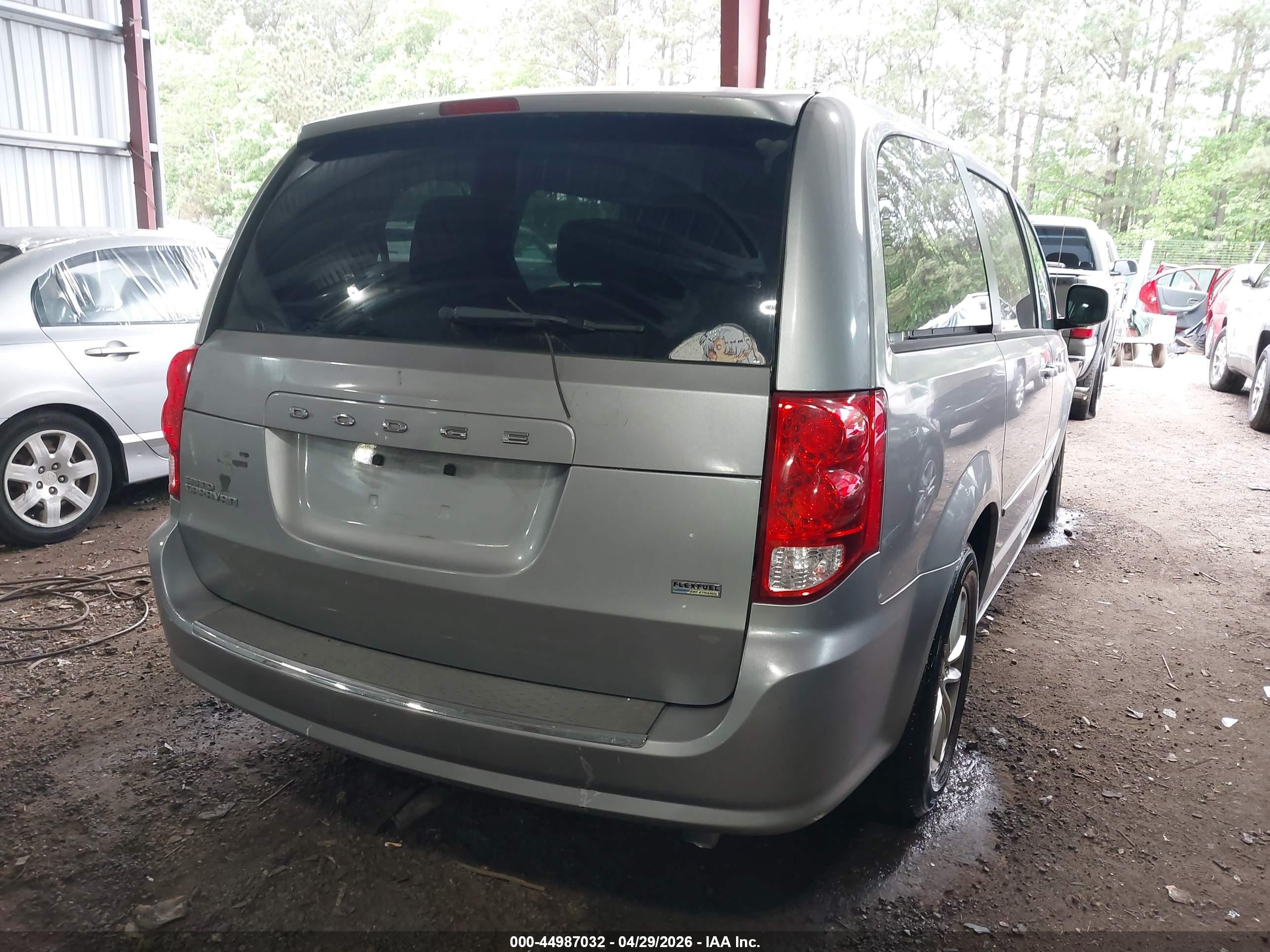 2013 Dodge Grand Caravan Sxt Gray vin: 2C4RDGCG5DR752060
