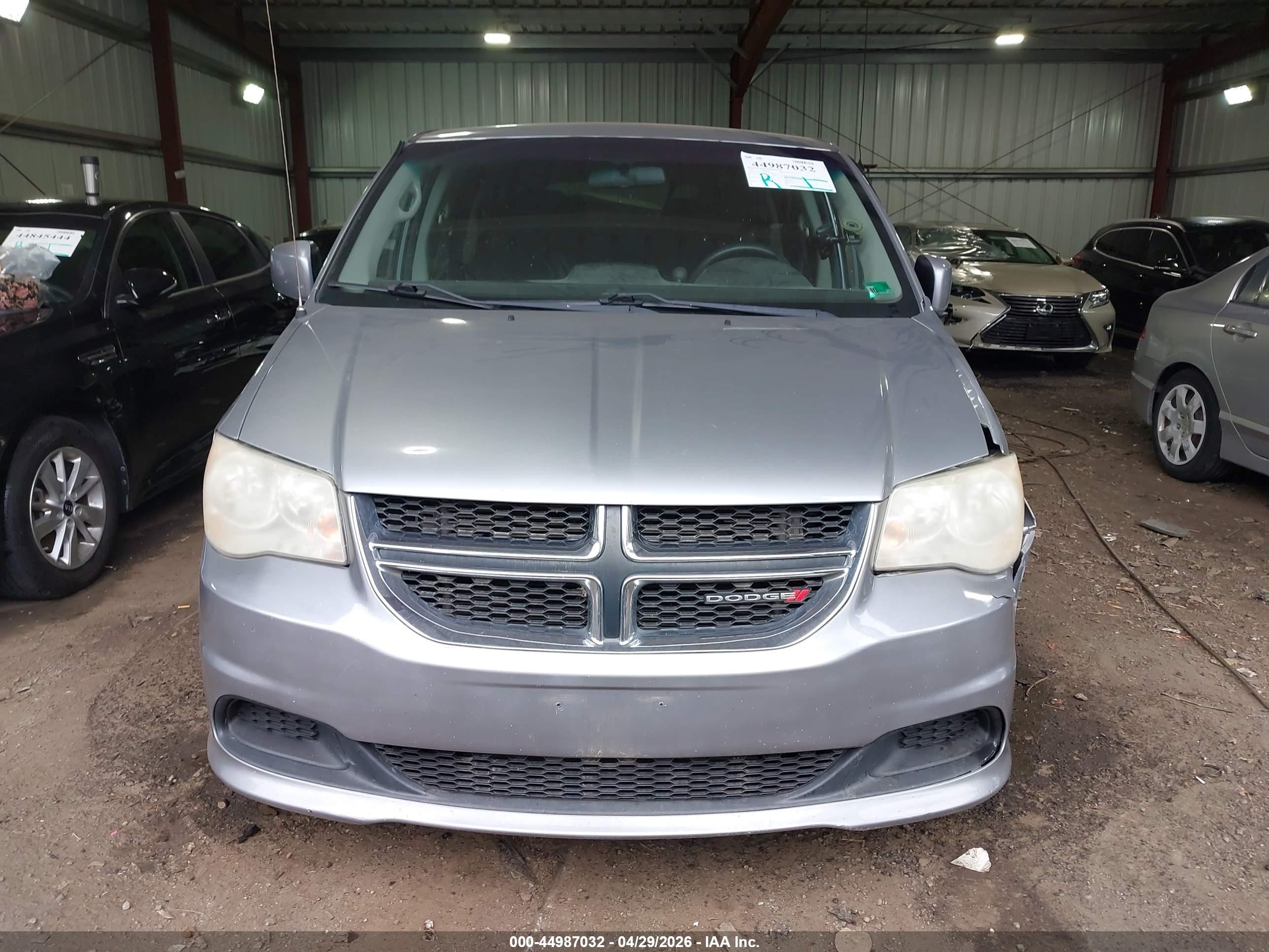 2013 Dodge Grand Caravan Sxt Gray vin: 2C4RDGCG5DR752060