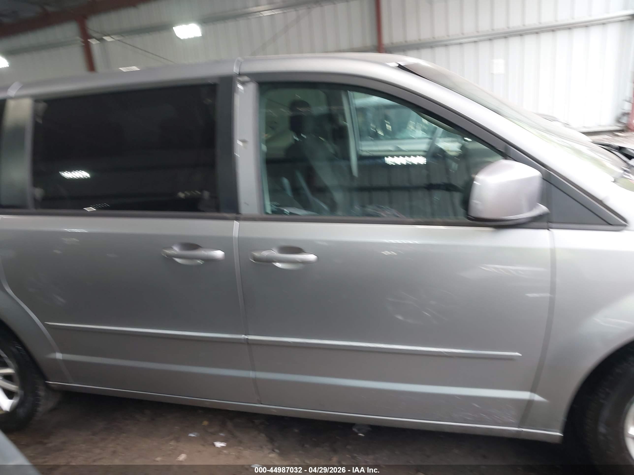 2013 Dodge Grand Caravan Sxt Gray vin: 2C4RDGCG5DR752060