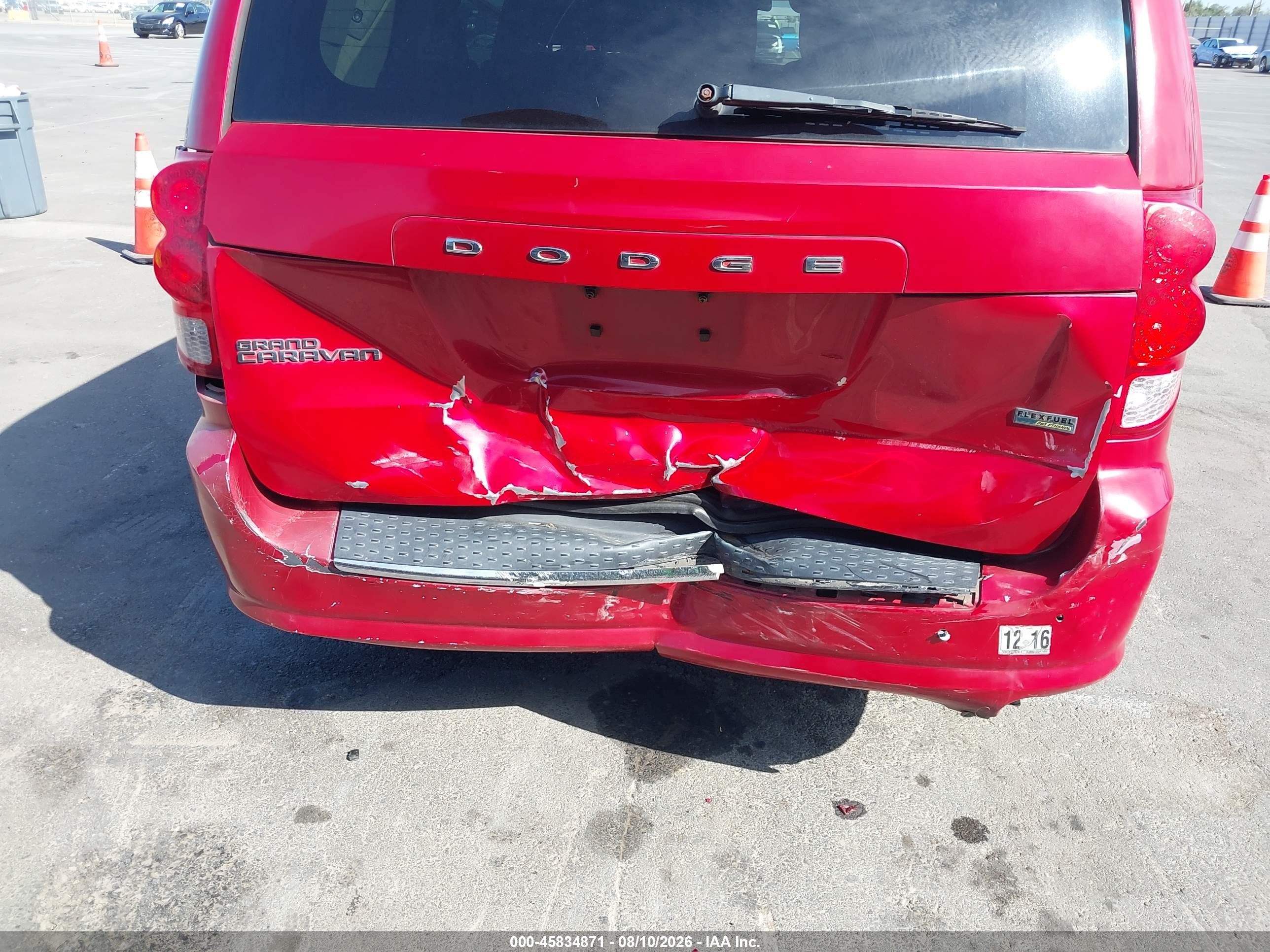 2013 Dodge Grand Caravan Sxt Red vin: 2C4RDGCG5DR758361