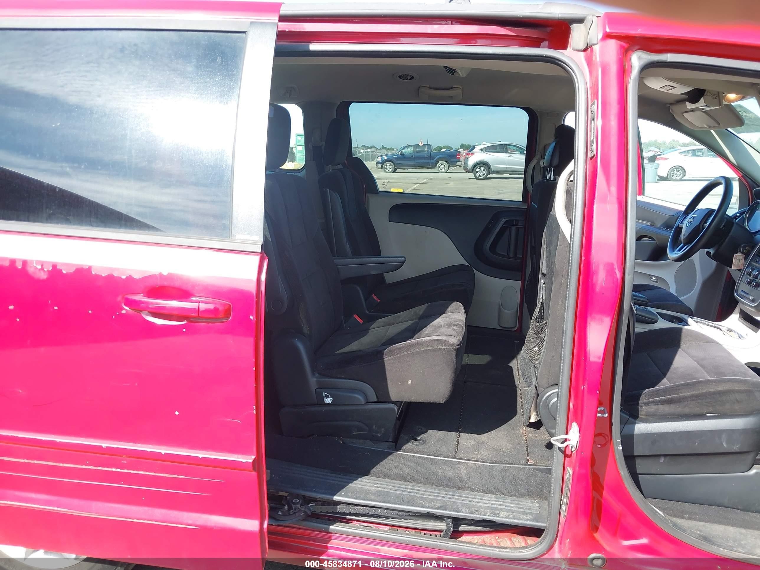2013 Dodge Grand Caravan Sxt Red vin: 2C4RDGCG5DR758361