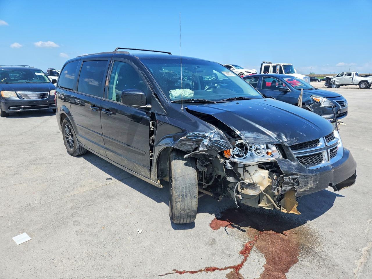 2014 Dodge Grand Caravan Sxt Черный vin: 2C4RDGCG5ER120533