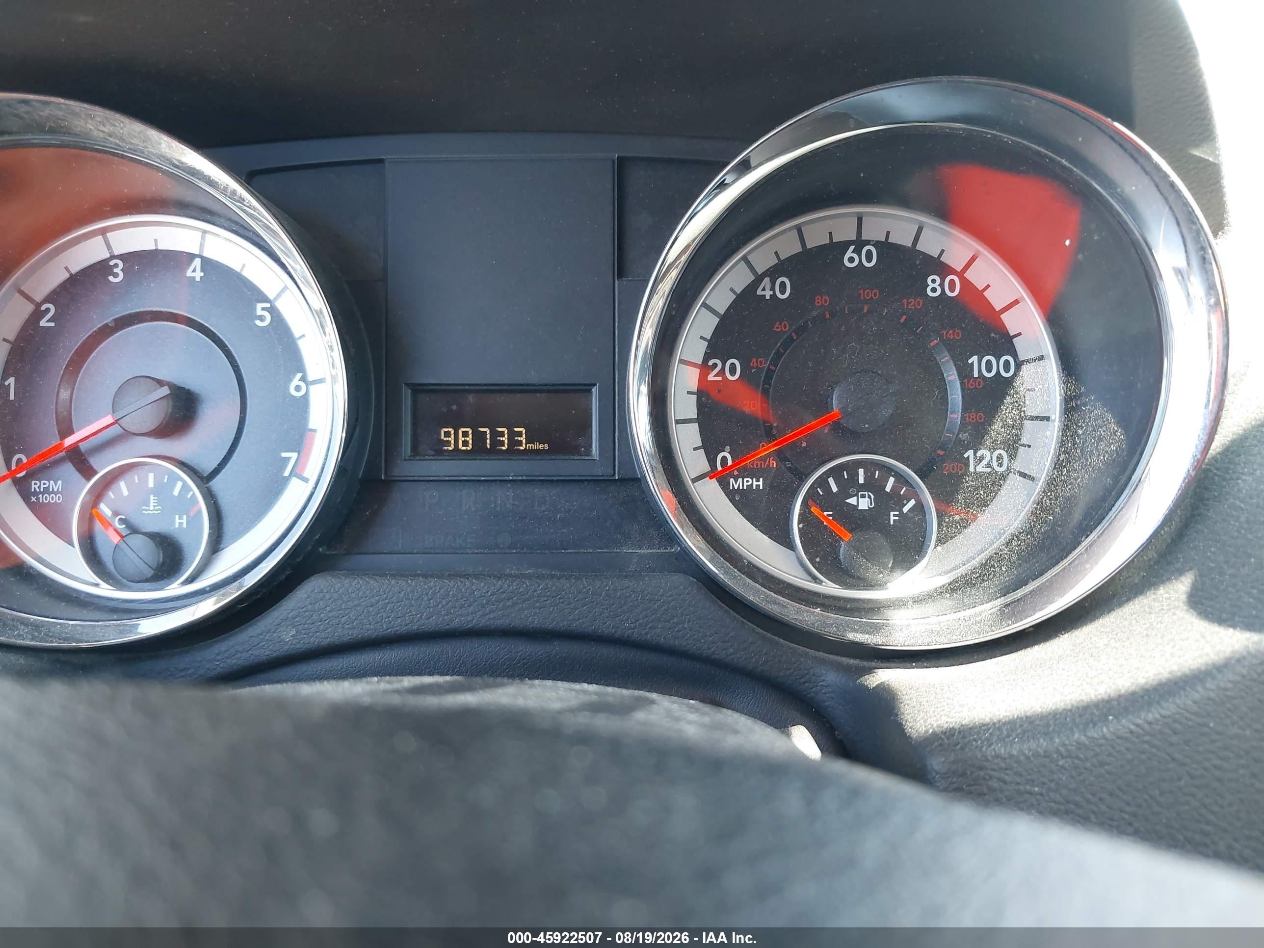 2014 Dodge Grand Caravan Sxt Blue vin: 2C4RDGCG5ER213987