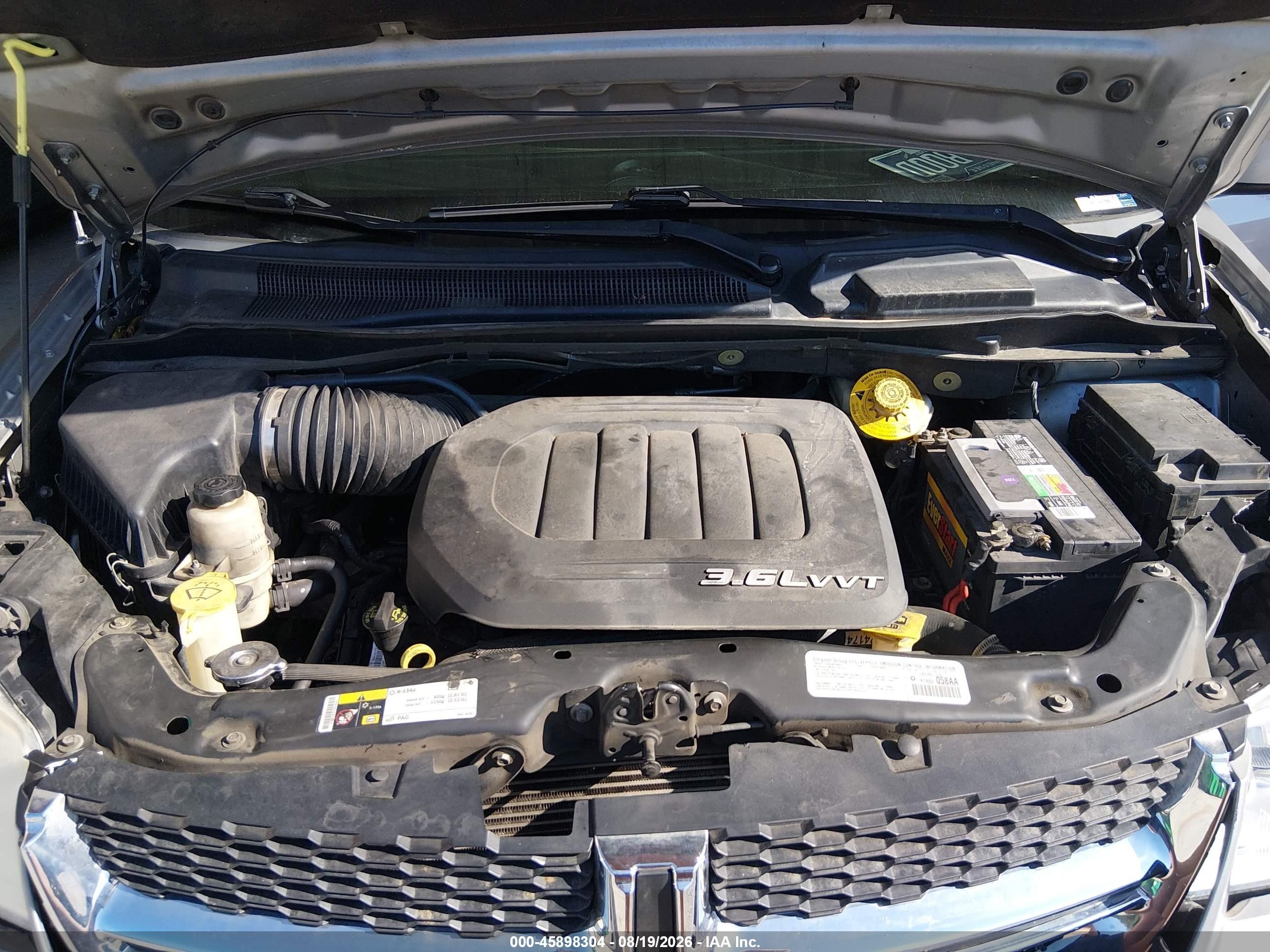 2014 Dodge Grand Caravan Sxt Серебряный vin: 2C4RDGCG5ER230448