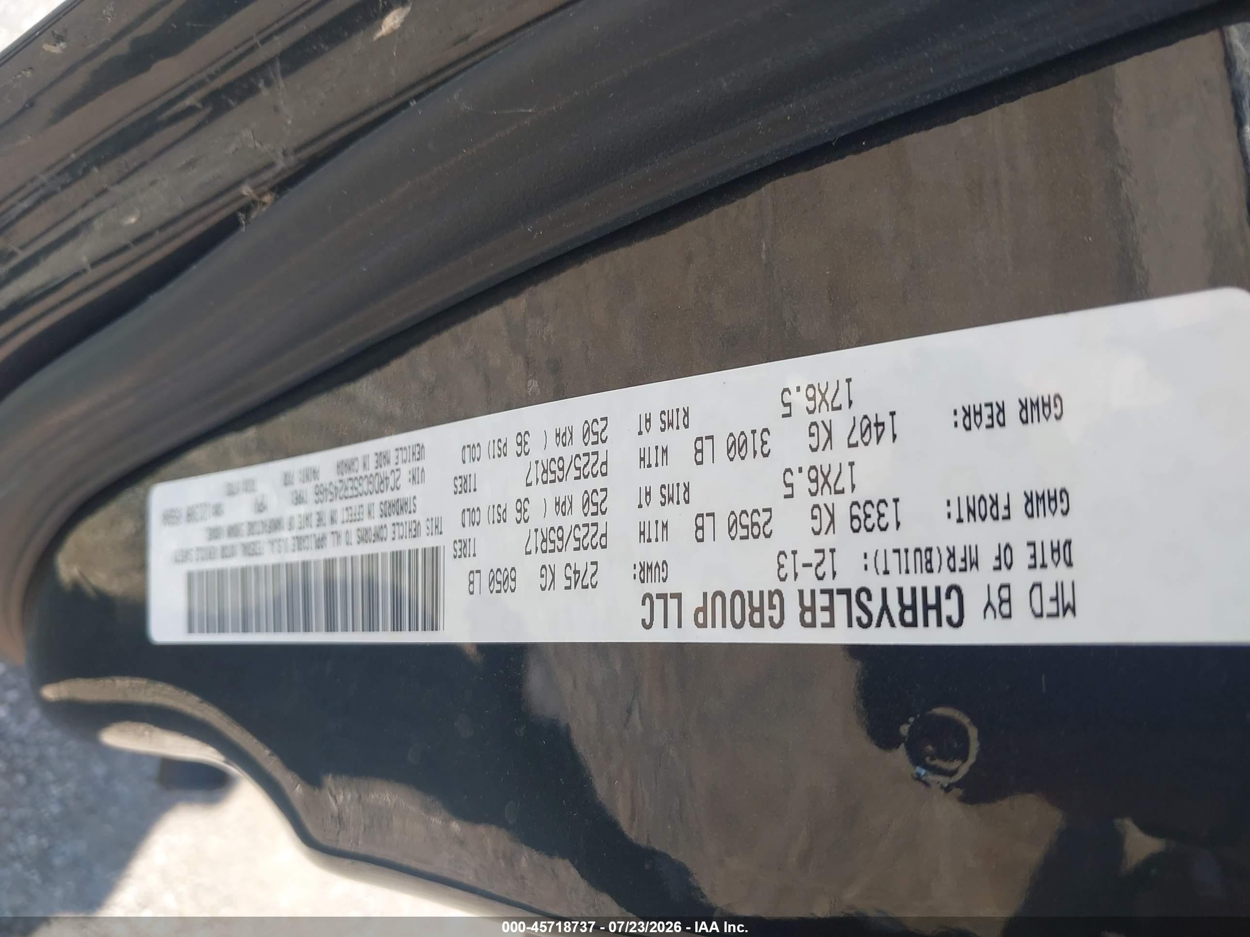 2014 Dodge Grand Caravan Sxt Black vin: 2C4RDGCG5ER245466