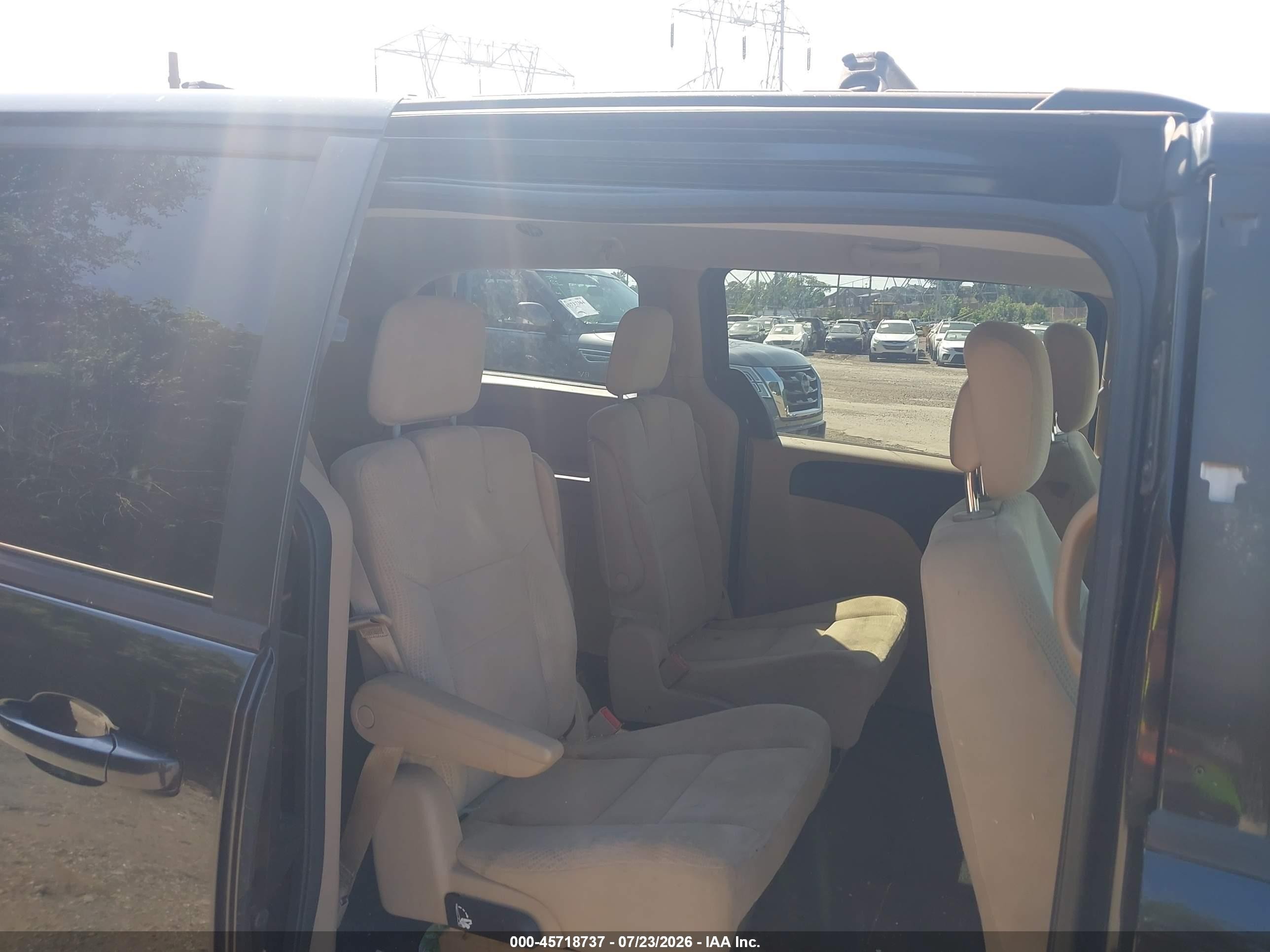 2014 Dodge Grand Caravan Sxt Black vin: 2C4RDGCG5ER245466