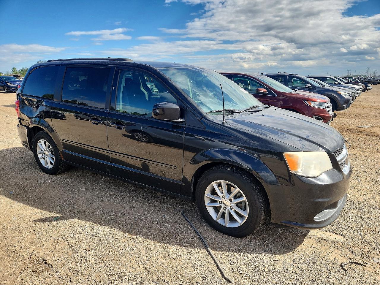 2014 Dodge Grand Caravan Sxt Black vin: 2C4RDGCG5ER267452