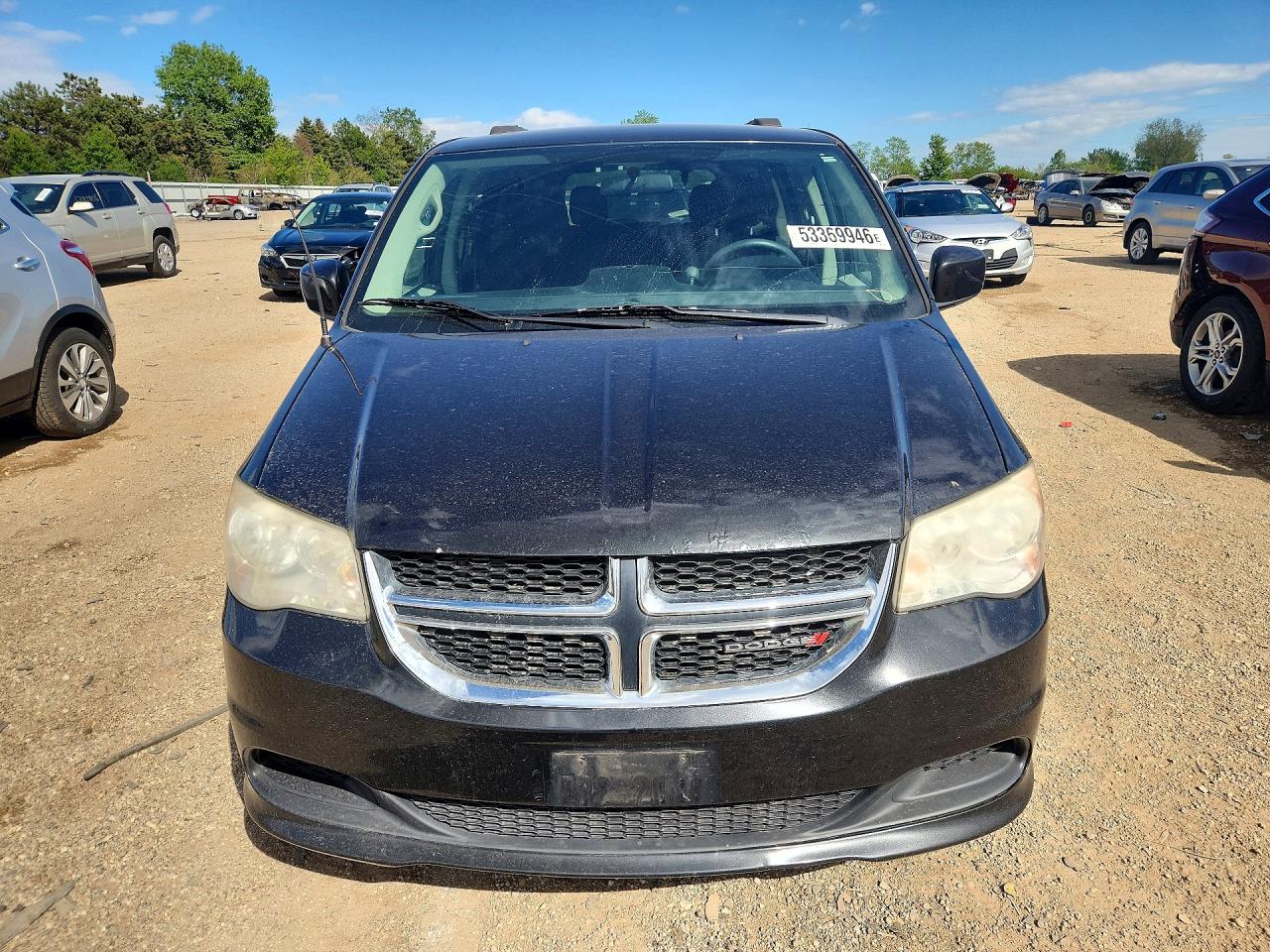 2014 Dodge Grand Caravan Sxt Black vin: 2C4RDGCG5ER267452