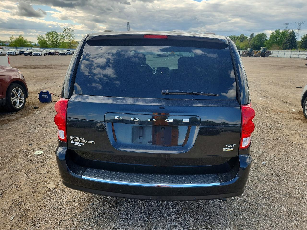 2014 Dodge Grand Caravan Sxt Black vin: 2C4RDGCG5ER267452