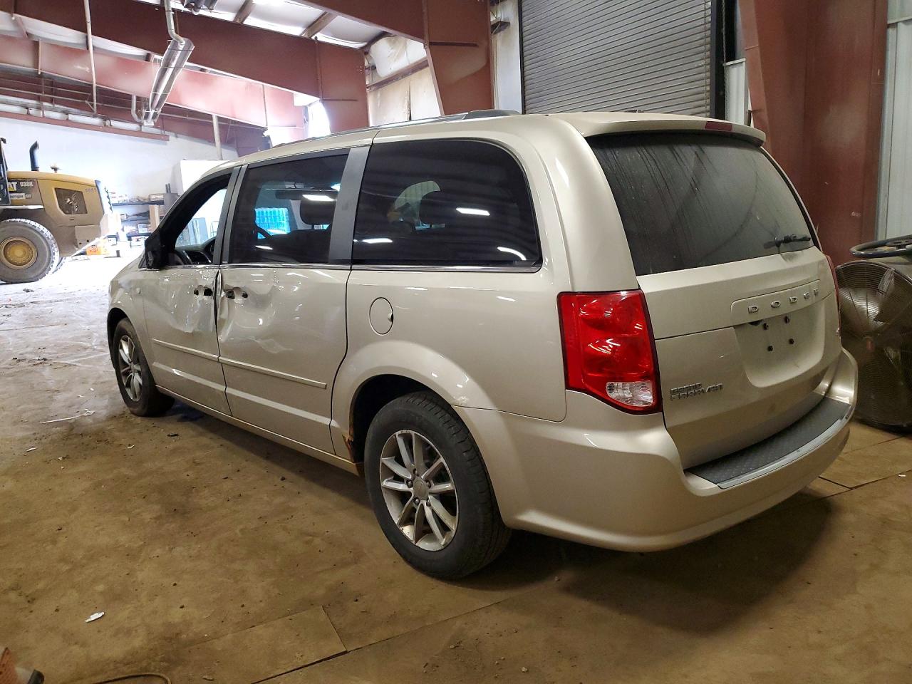 2014 Dodge Grand Caravan Sxt Cream vin: 2C4RDGCG5ER301597