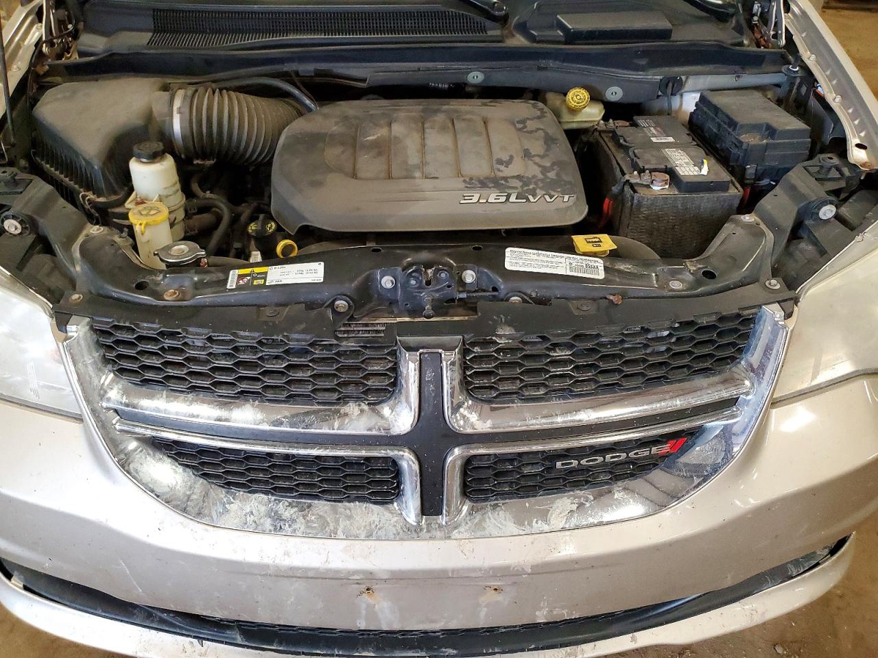 2014 Dodge Grand Caravan Sxt Cream vin: 2C4RDGCG5ER301597