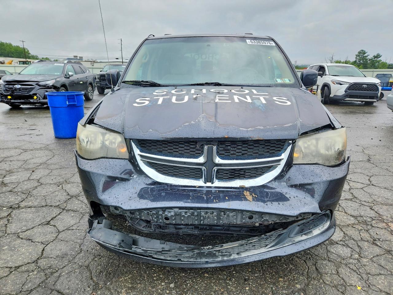 2014 Dodge Grand Caravan Sxt Blue vin: 2C4RDGCG5ER337211