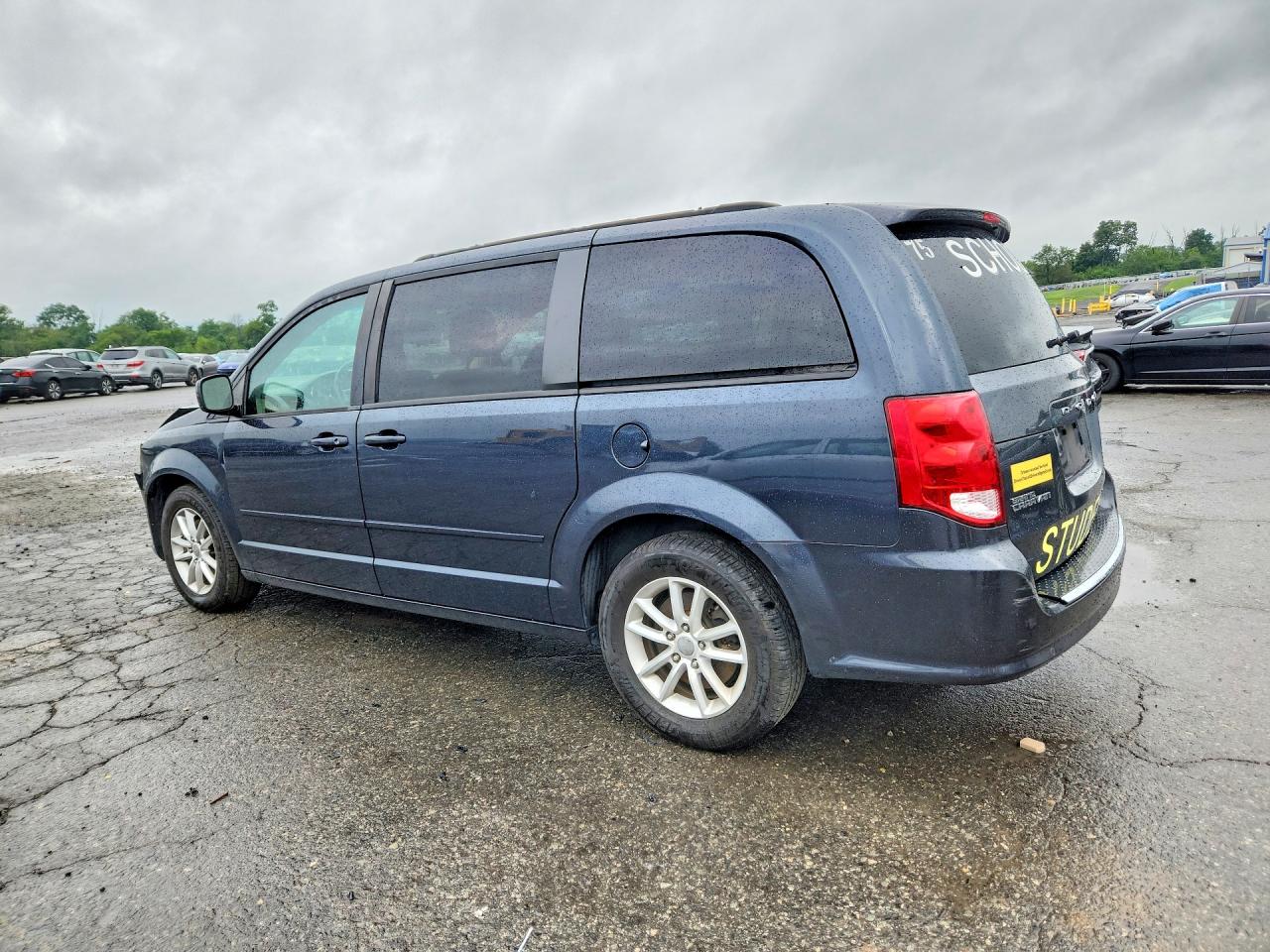 2014 Dodge Grand Caravan Sxt Blue vin: 2C4RDGCG5ER337211