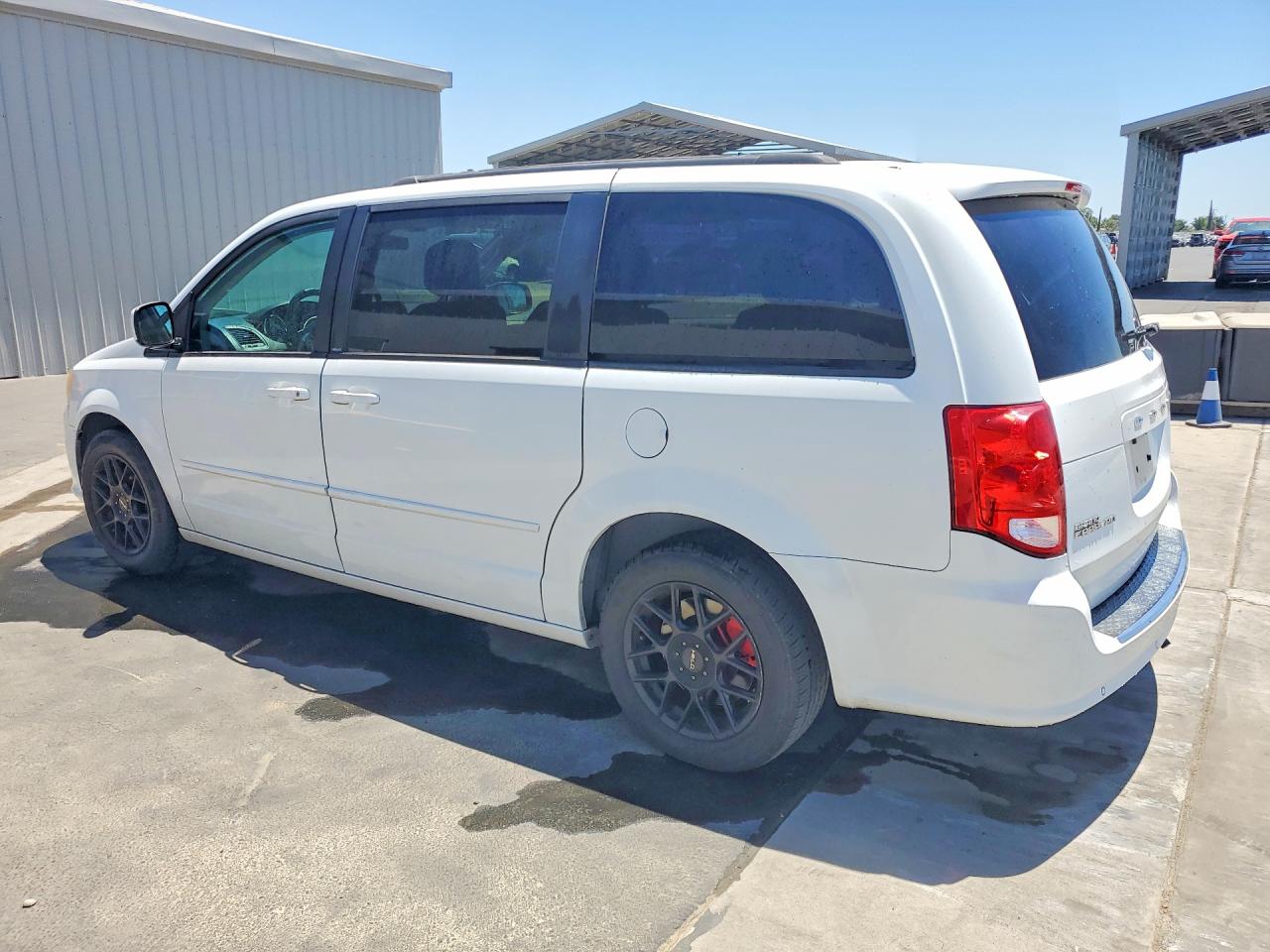 2014 Dodge Grand Caravan Sxt White vin: 2C4RDGCG5ER344885
