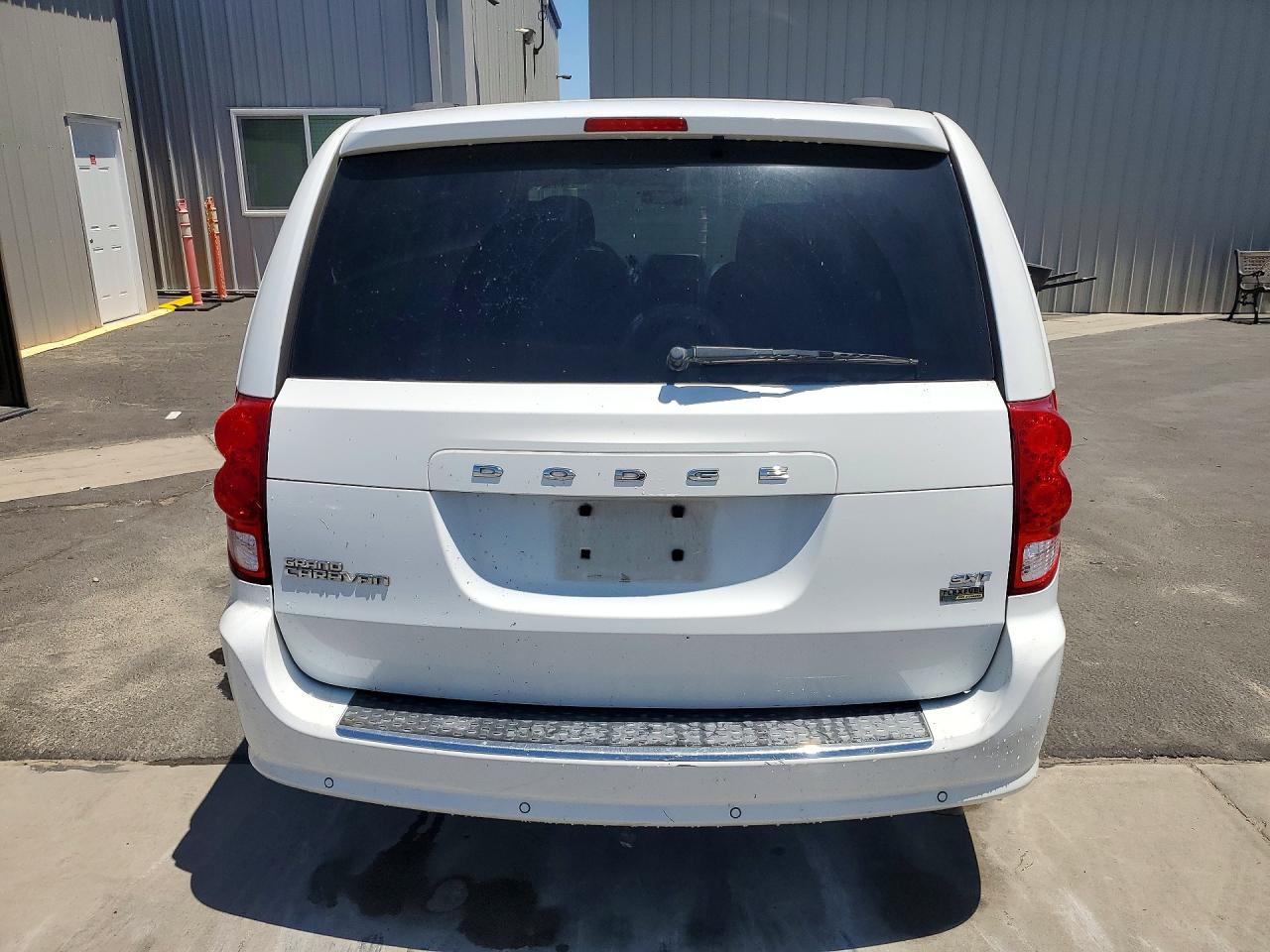 2014 Dodge Grand Caravan Sxt White vin: 2C4RDGCG5ER344885