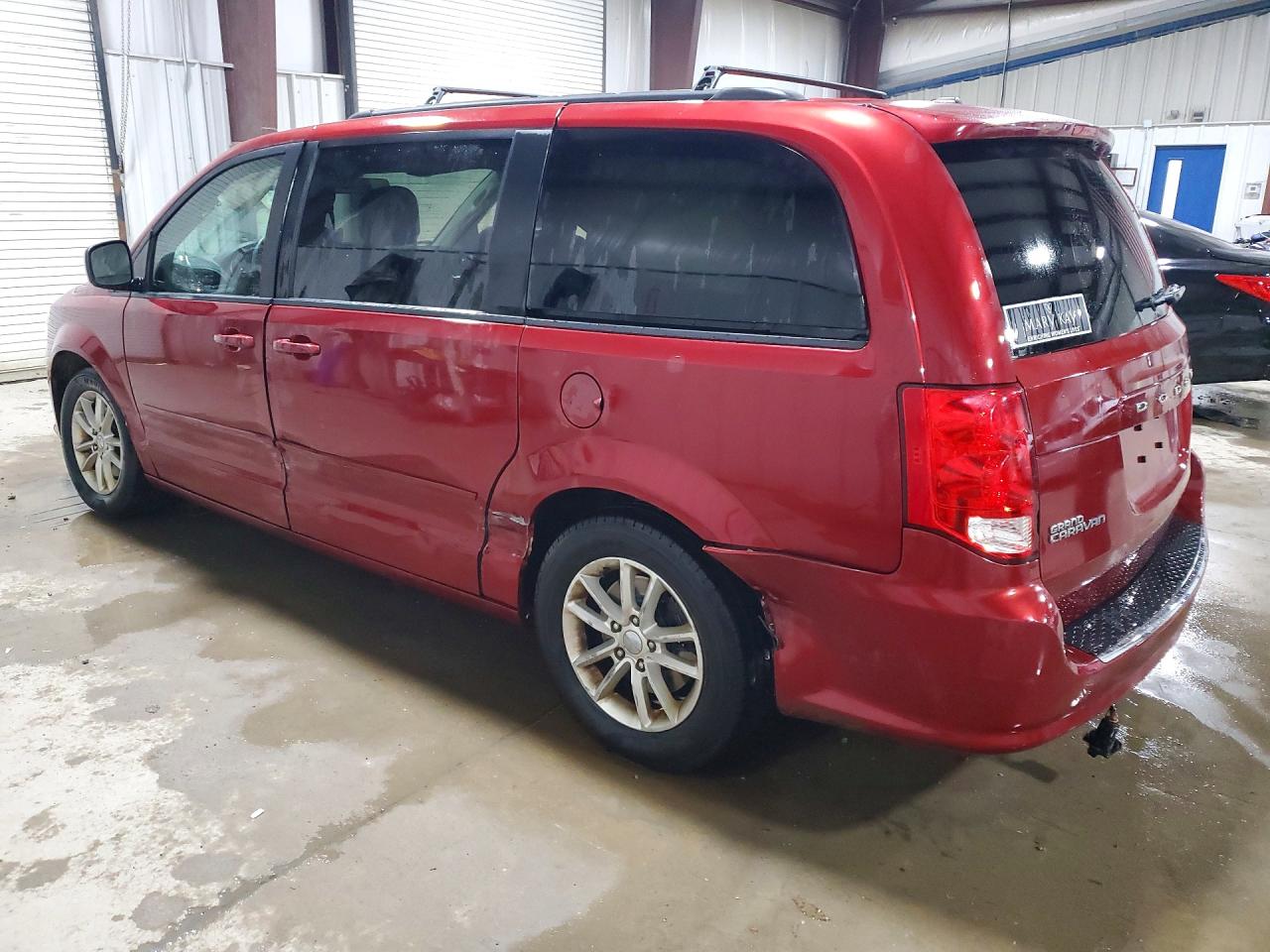 2014 Dodge Grand Caravan Sxt Red vin: 2C4RDGCG5ER366143