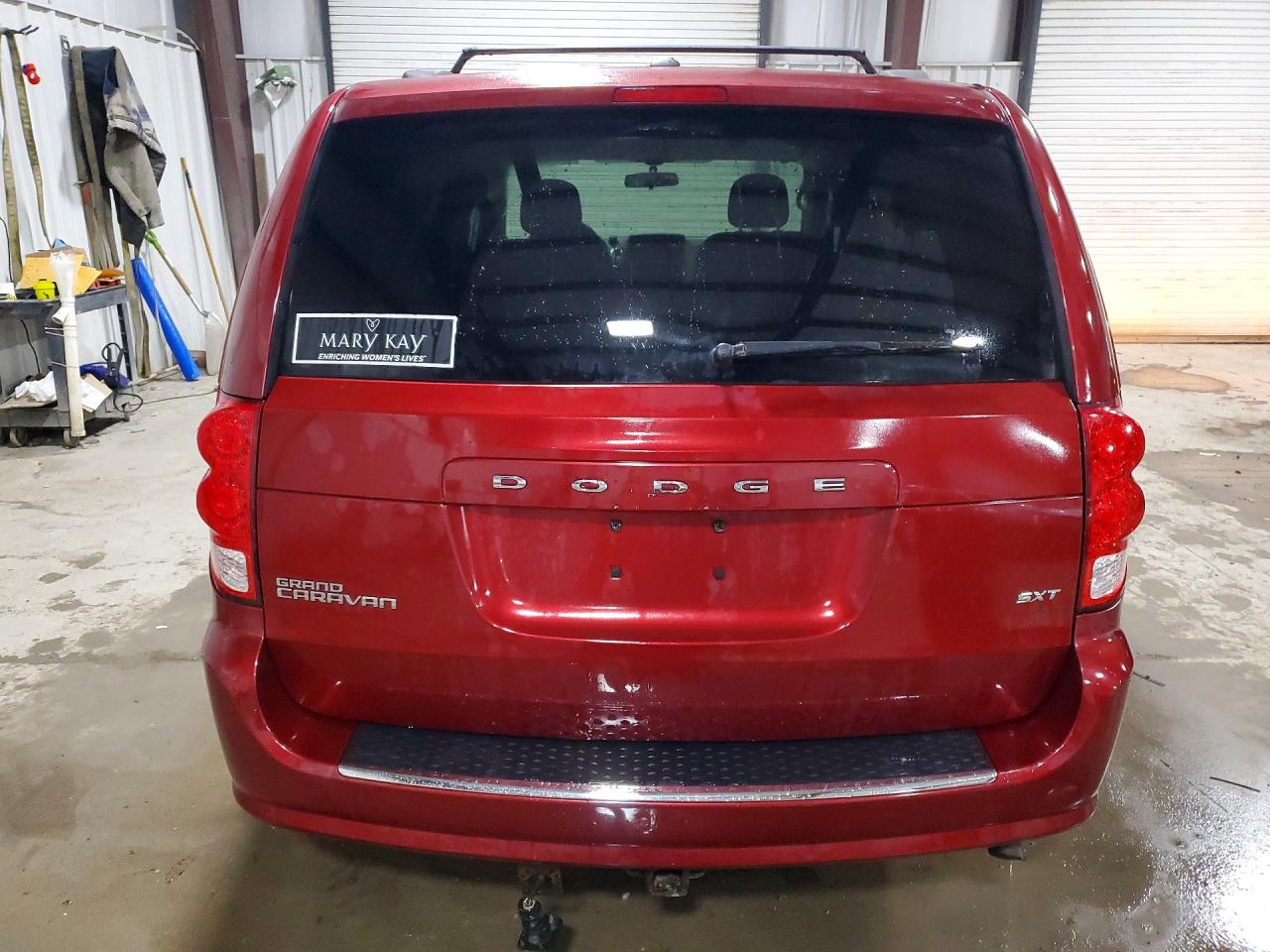 2014 Dodge Grand Caravan Sxt Red vin: 2C4RDGCG5ER366143
