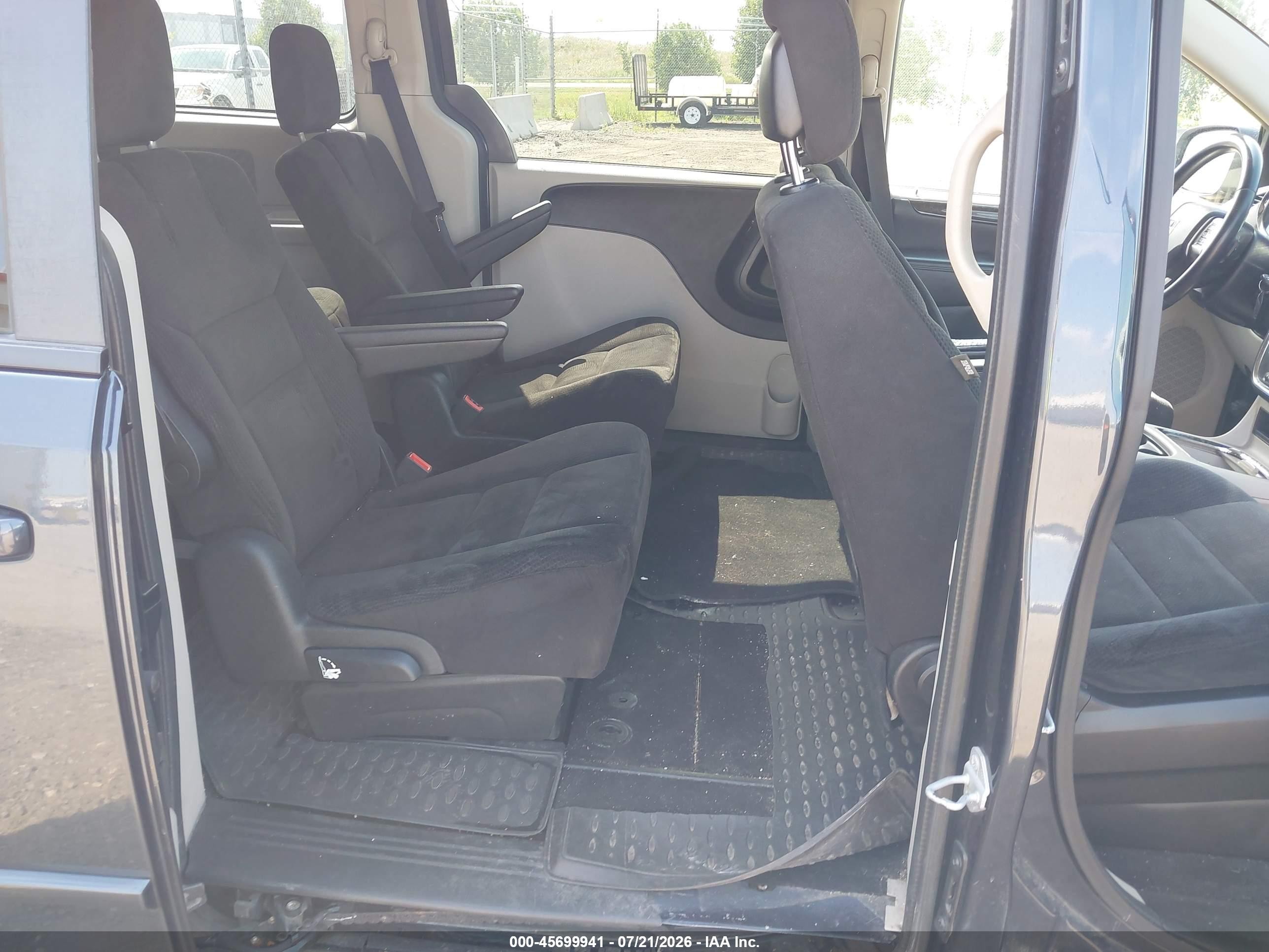 2014 Dodge Grand Caravan Sxt Blue vin: 2C4RDGCG5ER388823
