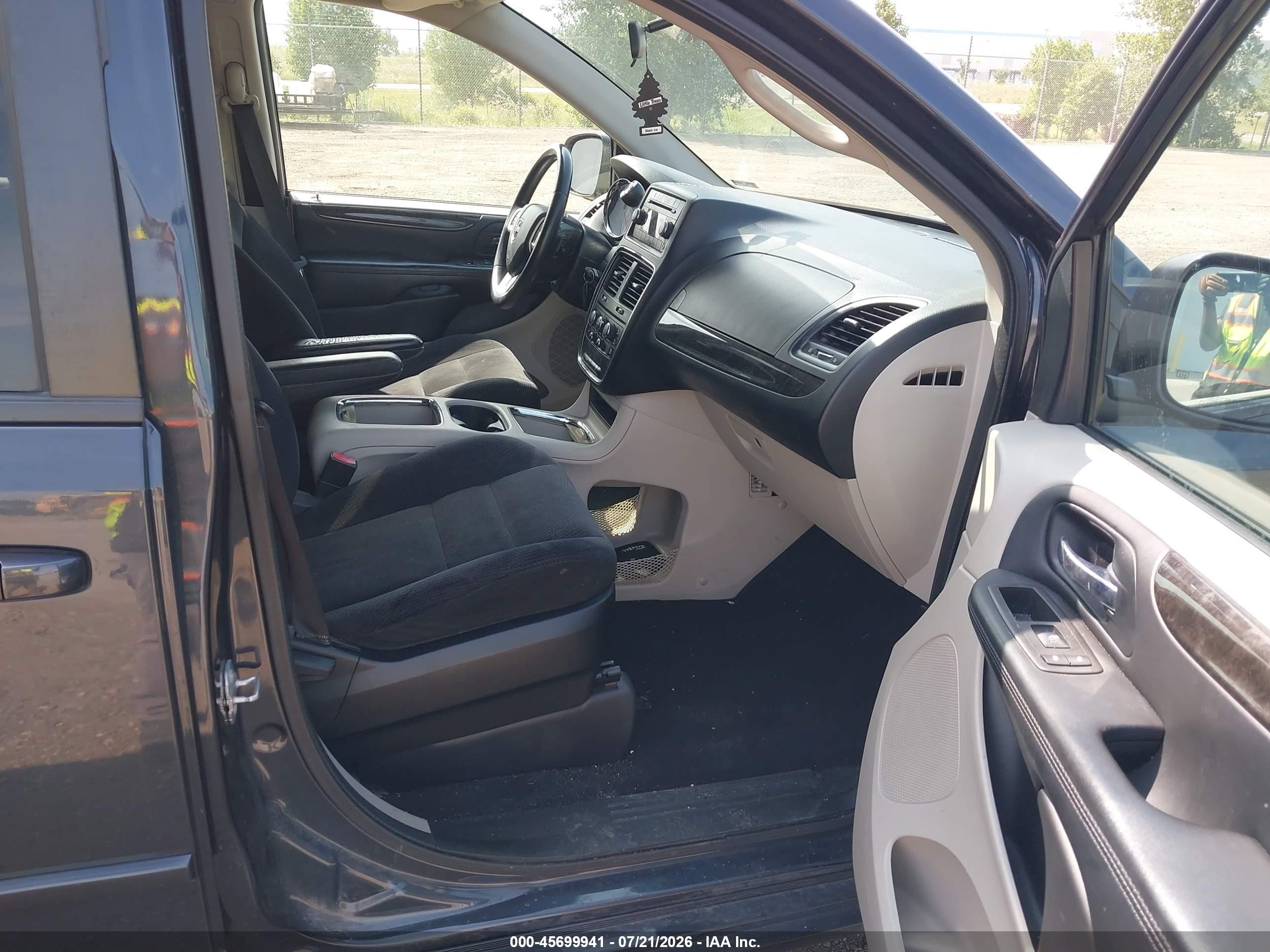 2014 Dodge Grand Caravan Sxt Blue vin: 2C4RDGCG5ER388823