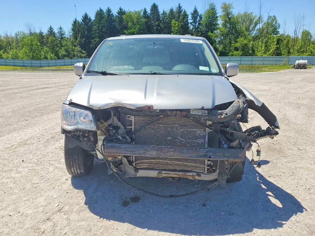 2014 Dodge Grand Caravan Sxt Silver vin: 2C4RDGCG5ER427751