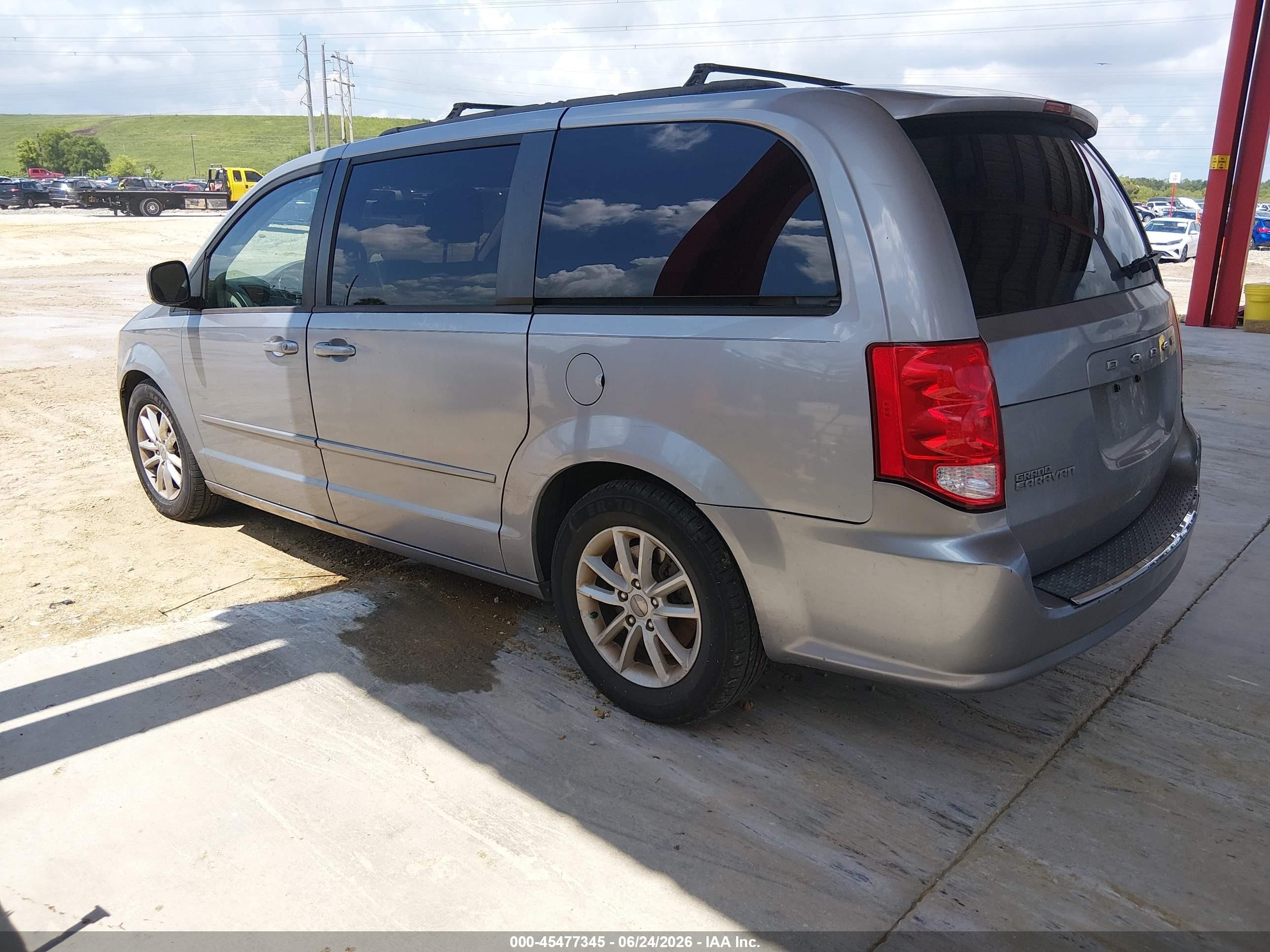 2014 Dodge Grand Caravan Sxt Silver vin: 2C4RDGCG5ER479073