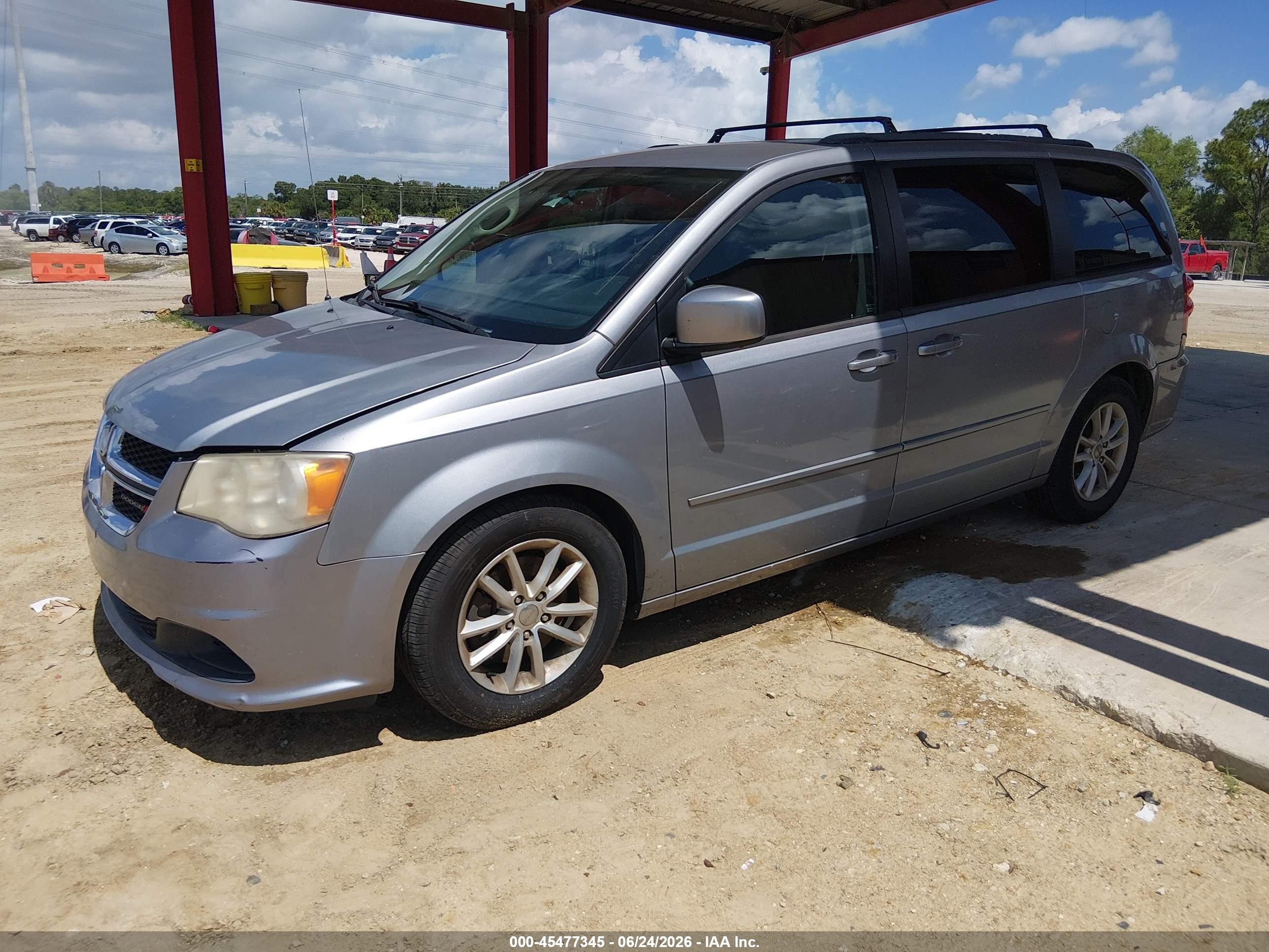 2014 Dodge Grand Caravan Sxt Silver vin: 2C4RDGCG5ER479073