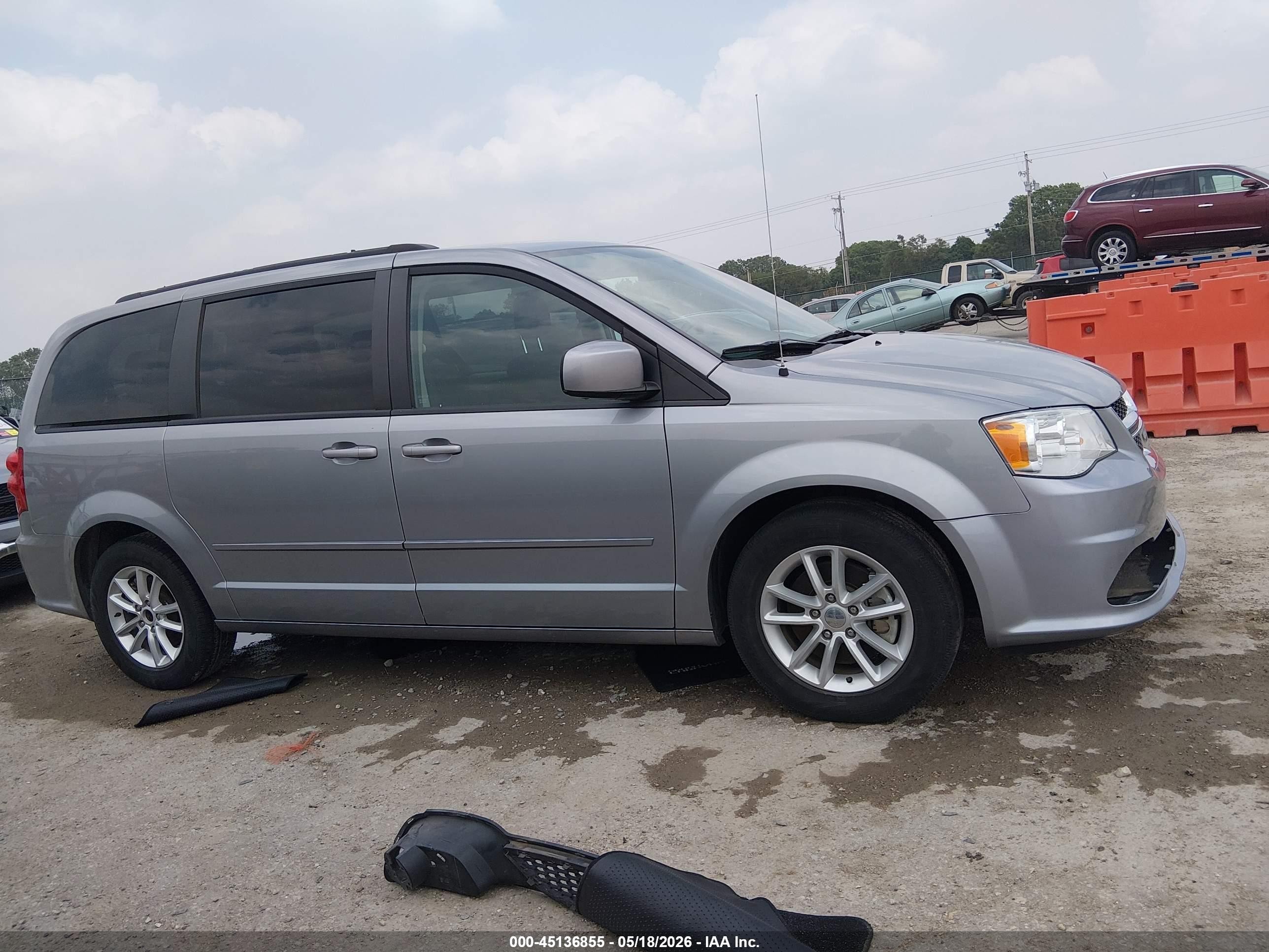 2015 Dodge Grand Caravan Sxt Gray vin: 2C4RDGCG5FR550774
