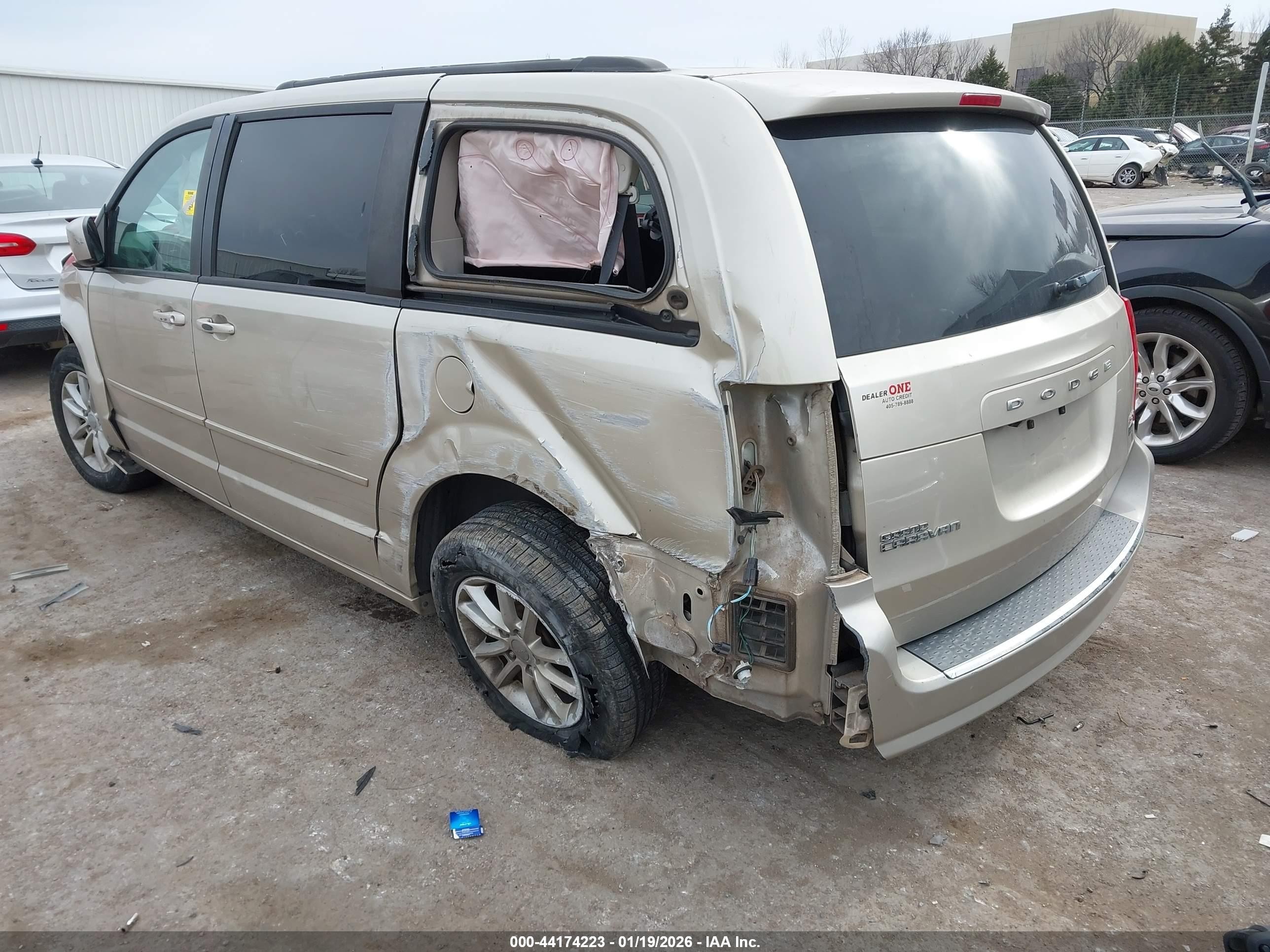 2015 Dodge Grand Caravan Sxt Champagne vin: 2C4RDGCG5FR648347