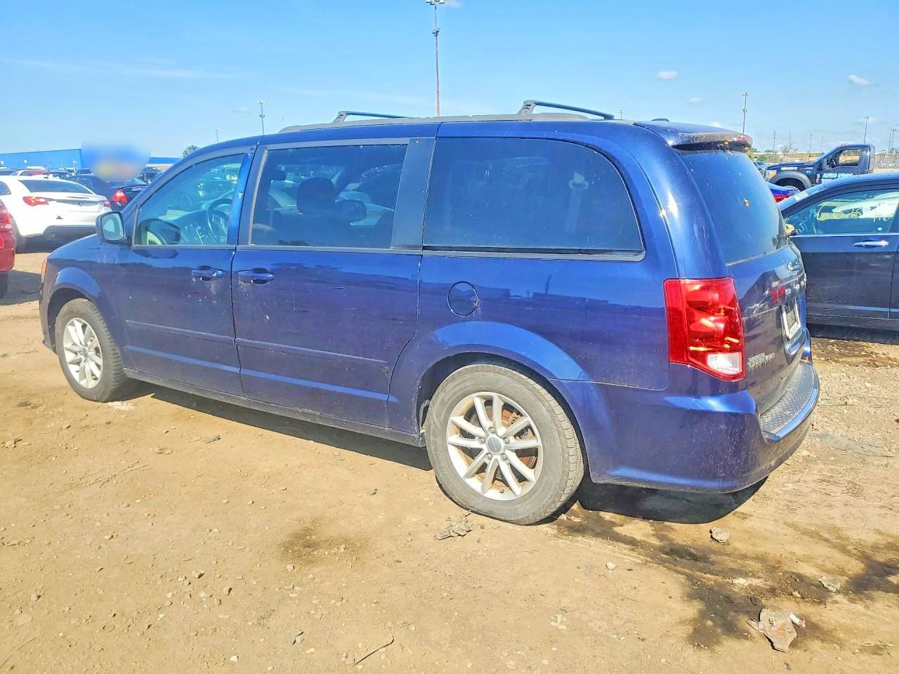 2016 Dodge Grand Caravan Sxt Blue vin: 2C4RDGCG5GR212227