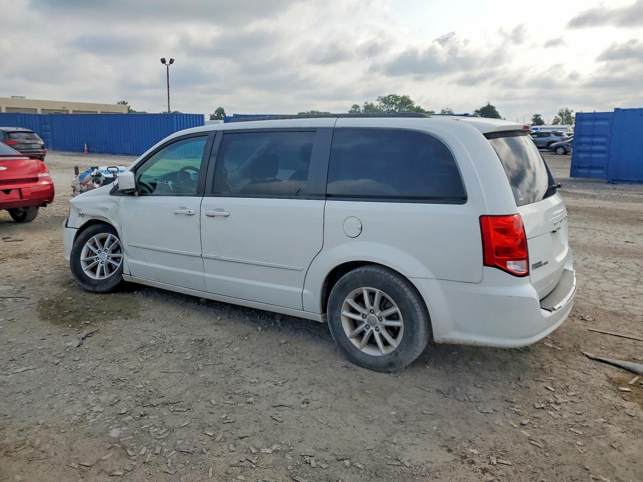 2016 Dodge Grand Caravan Sxt White vin: 2C4RDGCG5GR217301