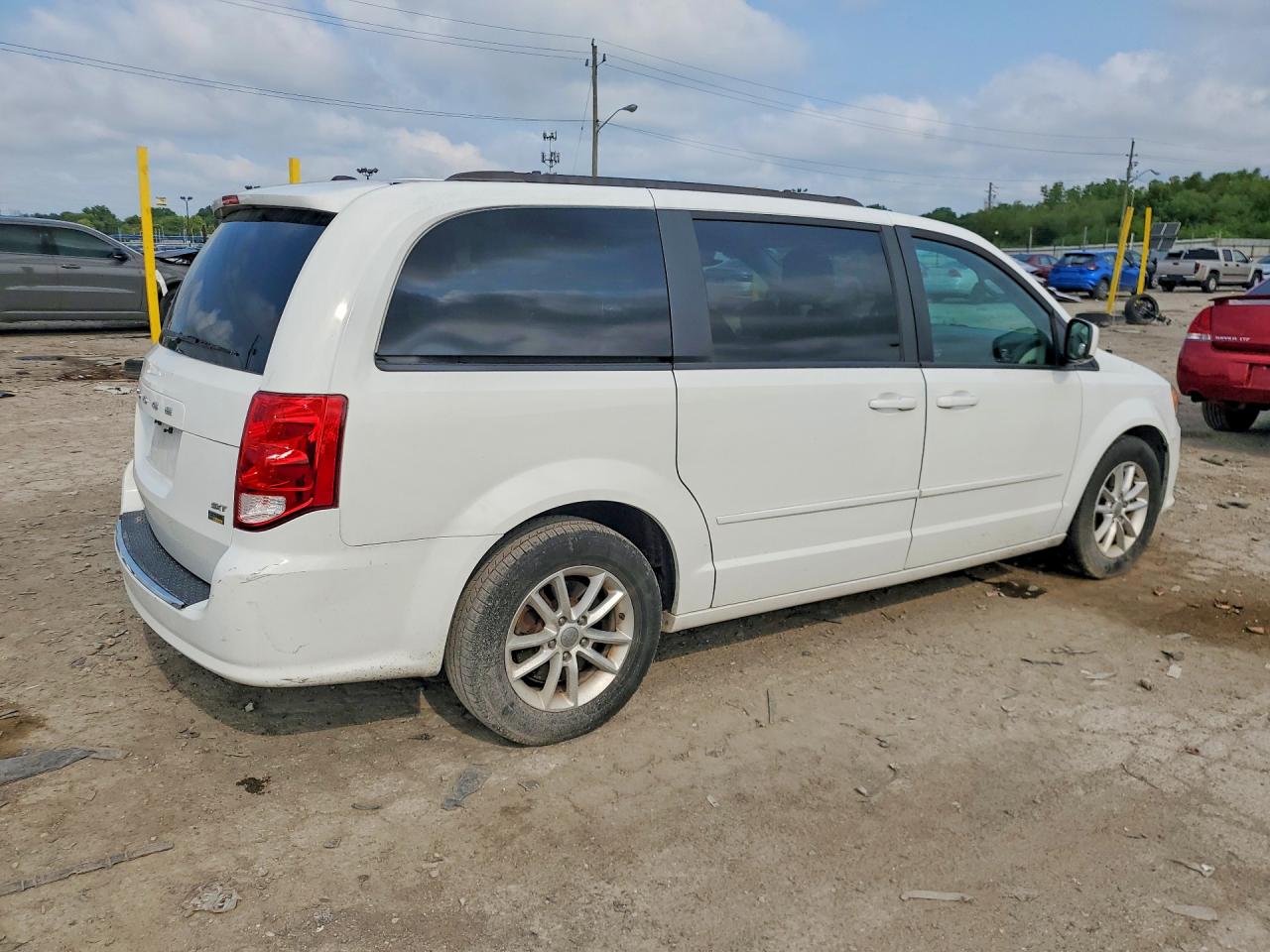 2016 Dodge Grand Caravan Sxt White vin: 2C4RDGCG5GR217301