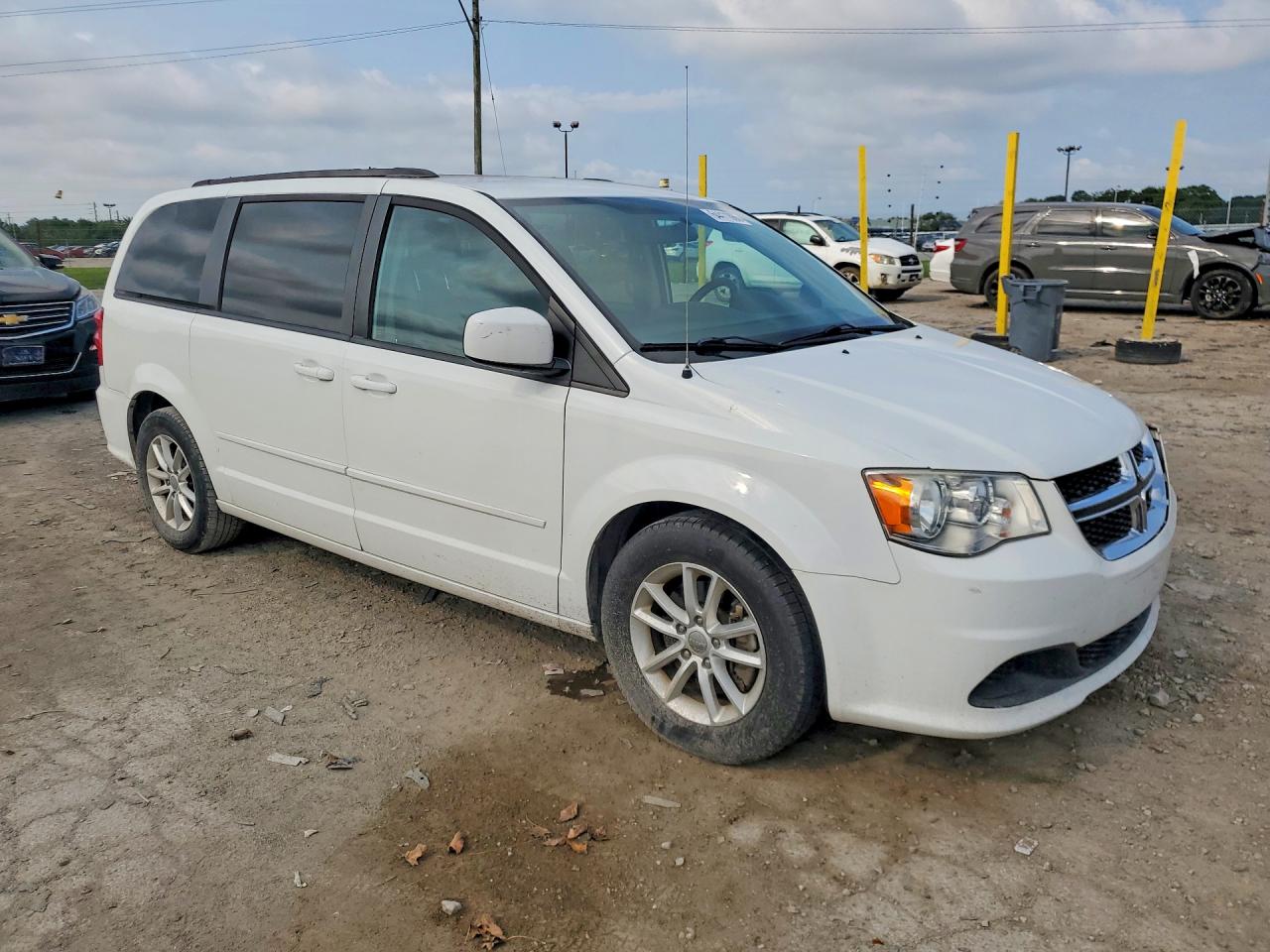 2016 Dodge Grand Caravan Sxt White vin: 2C4RDGCG5GR217301
