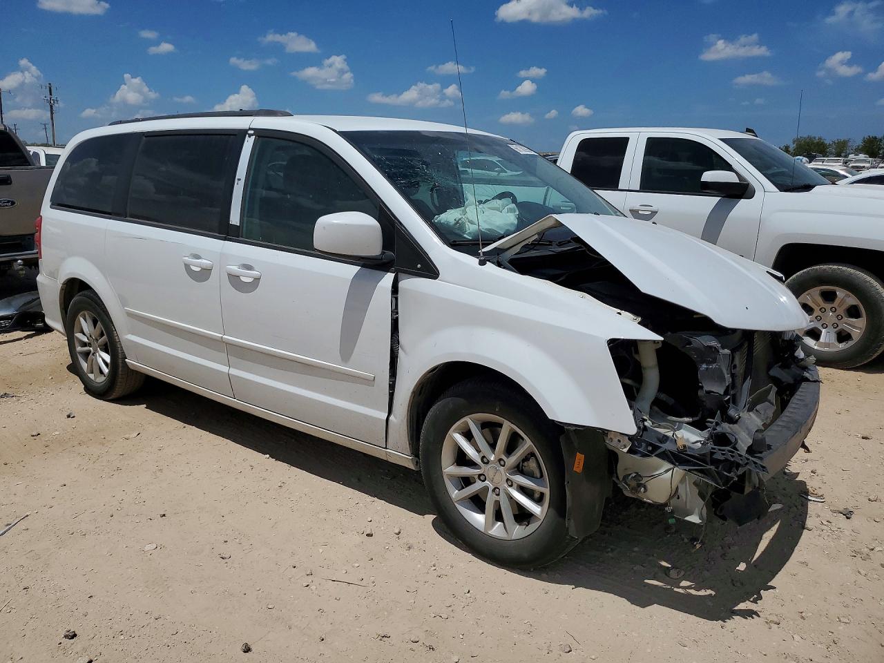 2016 Dodge Grand Caravan Sxt White vin: 2C4RDGCG5GR323229