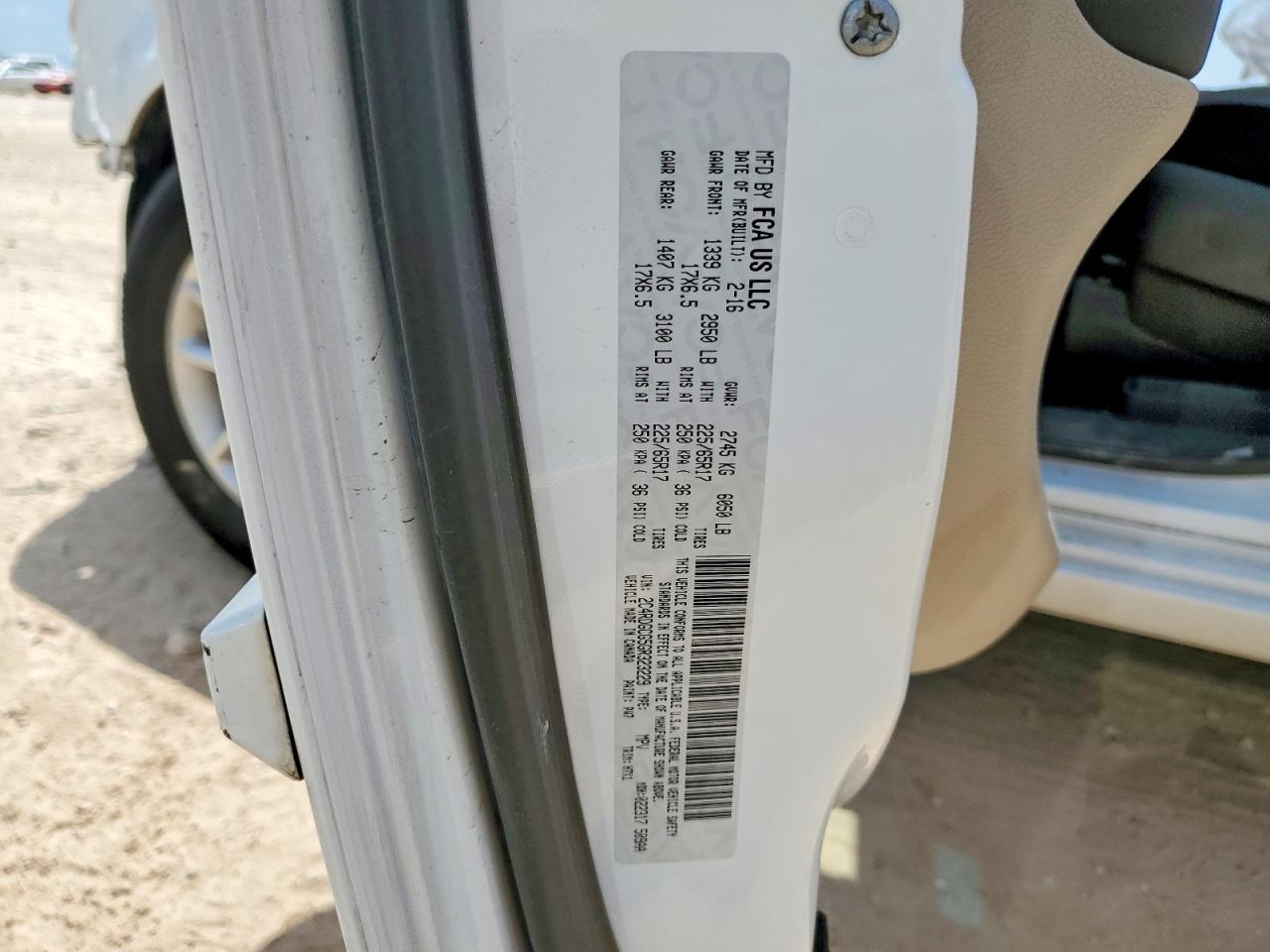 2016 Dodge Grand Caravan Sxt White vin: 2C4RDGCG5GR323229