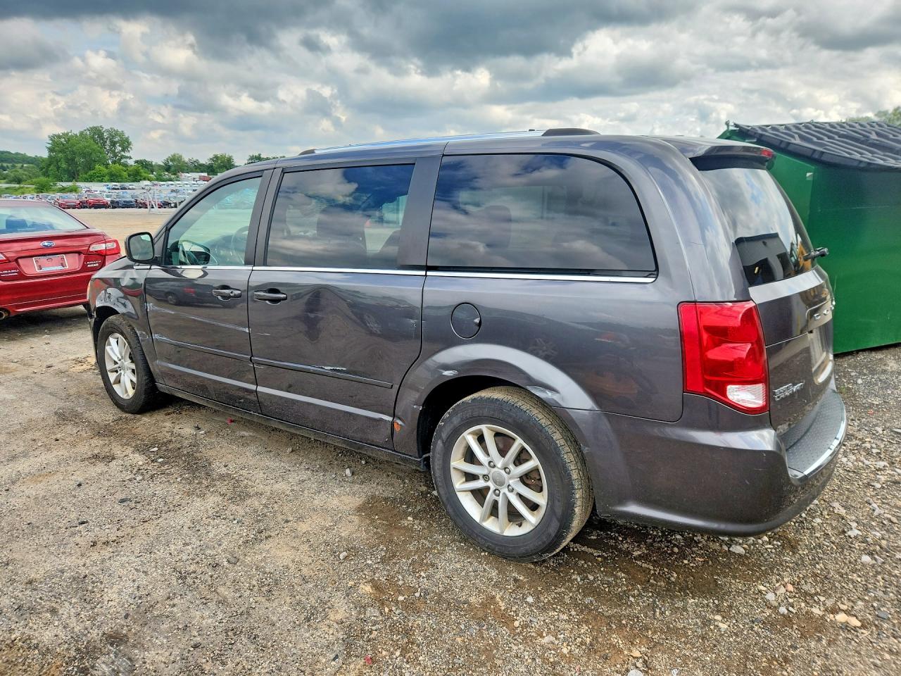 2017 Dodge Grand Caravan Sxt Gray vin: 2C4RDGCG5HR574446