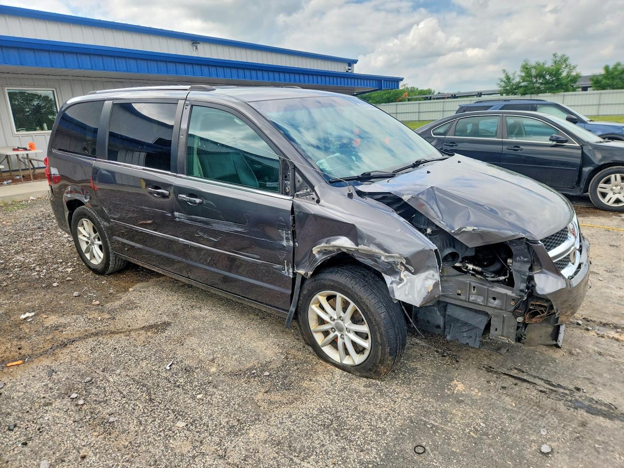 2017 Dodge Grand Caravan Sxt Gray vin: 2C4RDGCG5HR574446