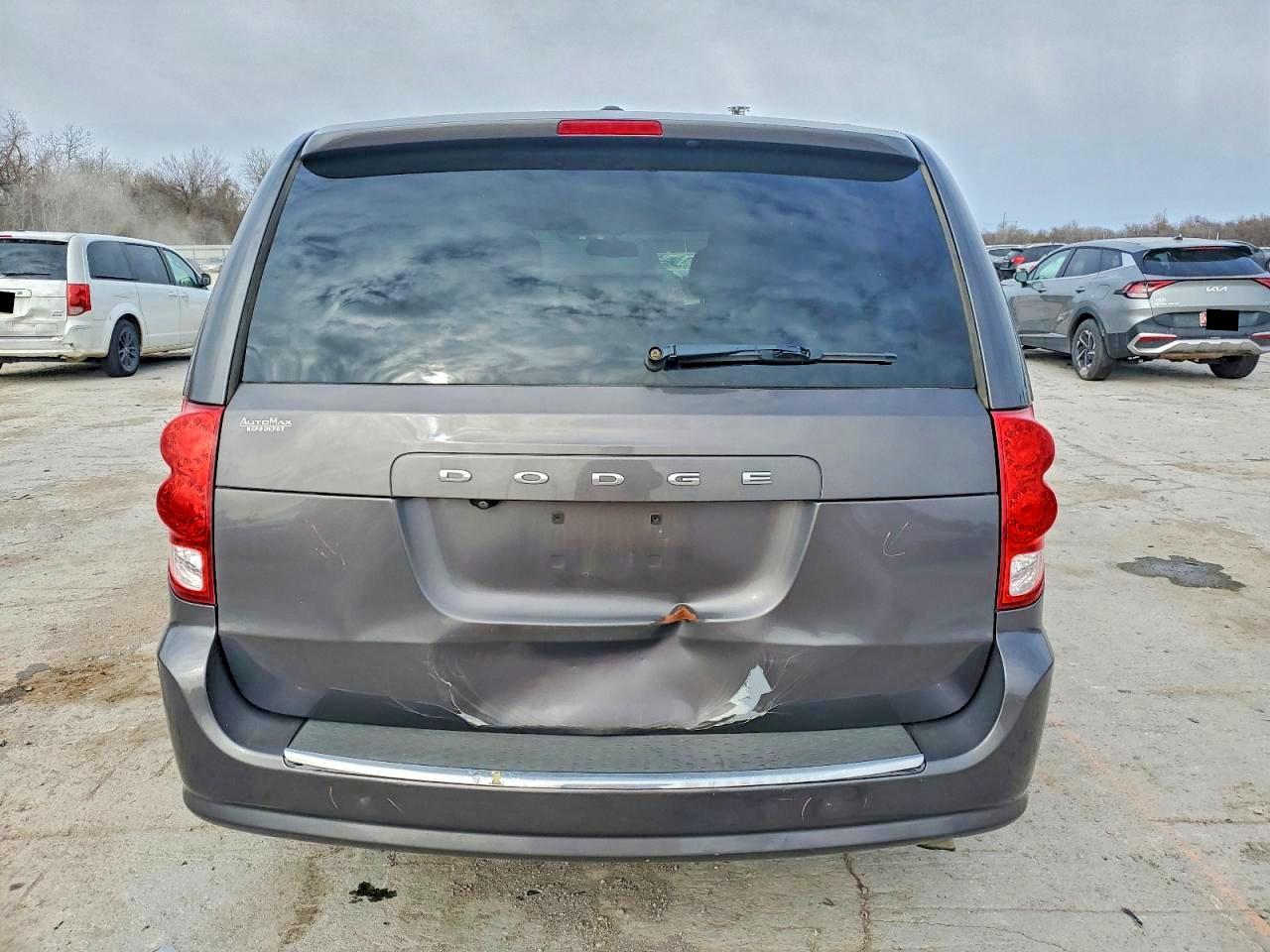 2018 Dodge Grand Caravan Sxt Gray vin: 2C4RDGCG5JR267669