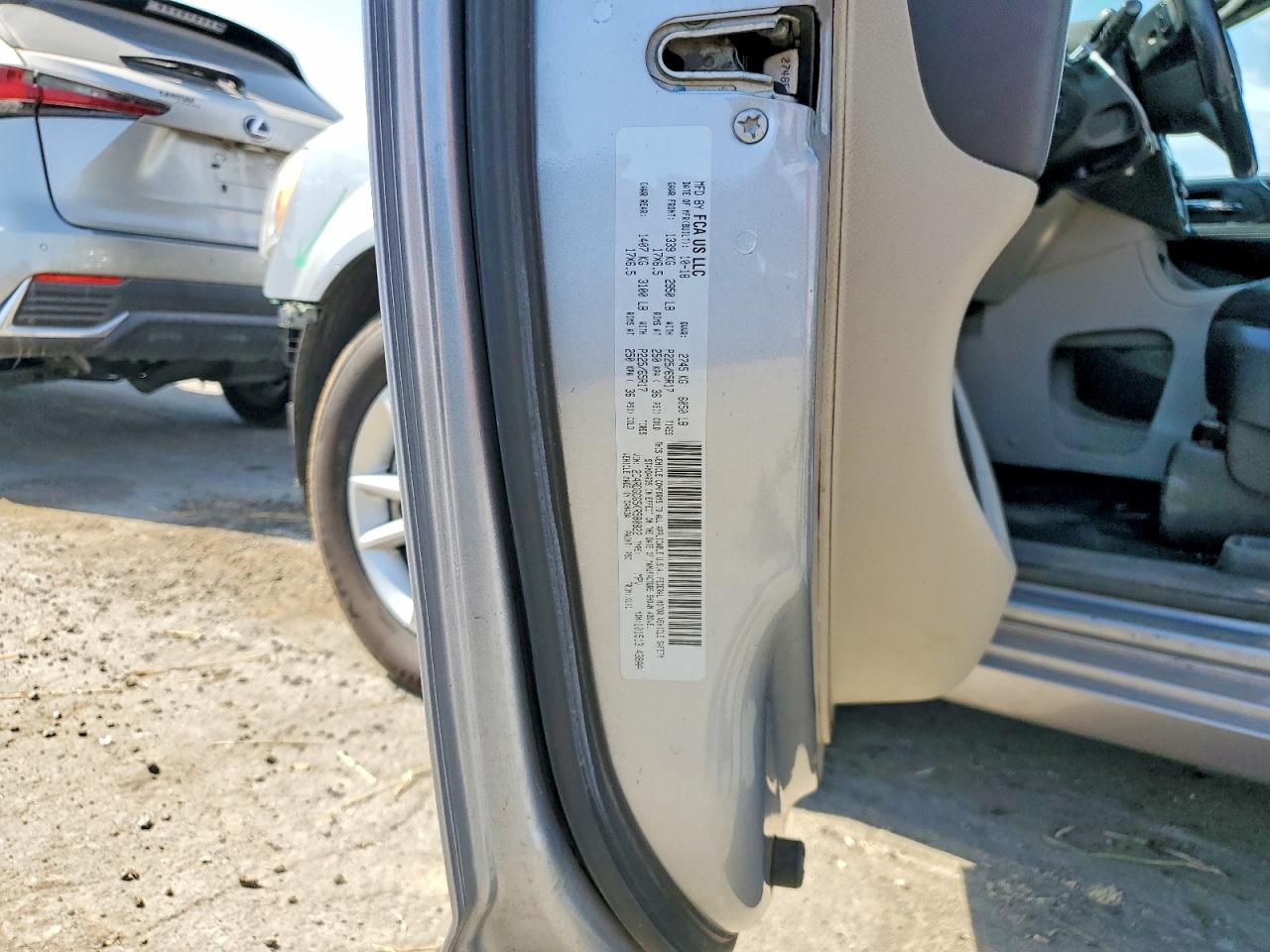2019 Dodge Grand Caravan Sxt Серый vin: 2C4RDGCG5KR580822