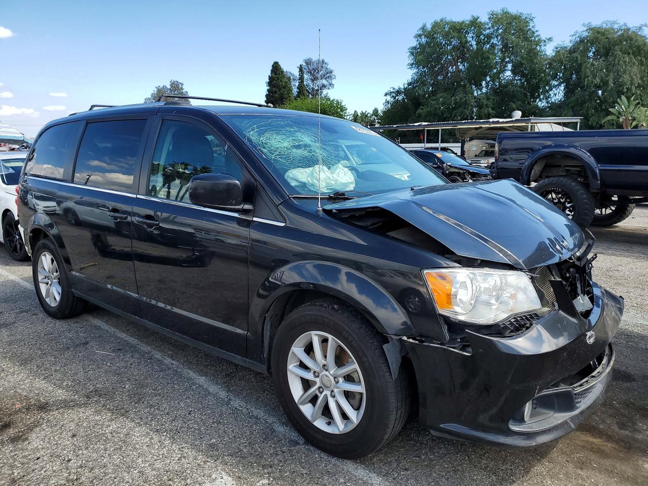 2019 Dodge Grand Caravan Sxt Black vin: 2C4RDGCG5KR683383