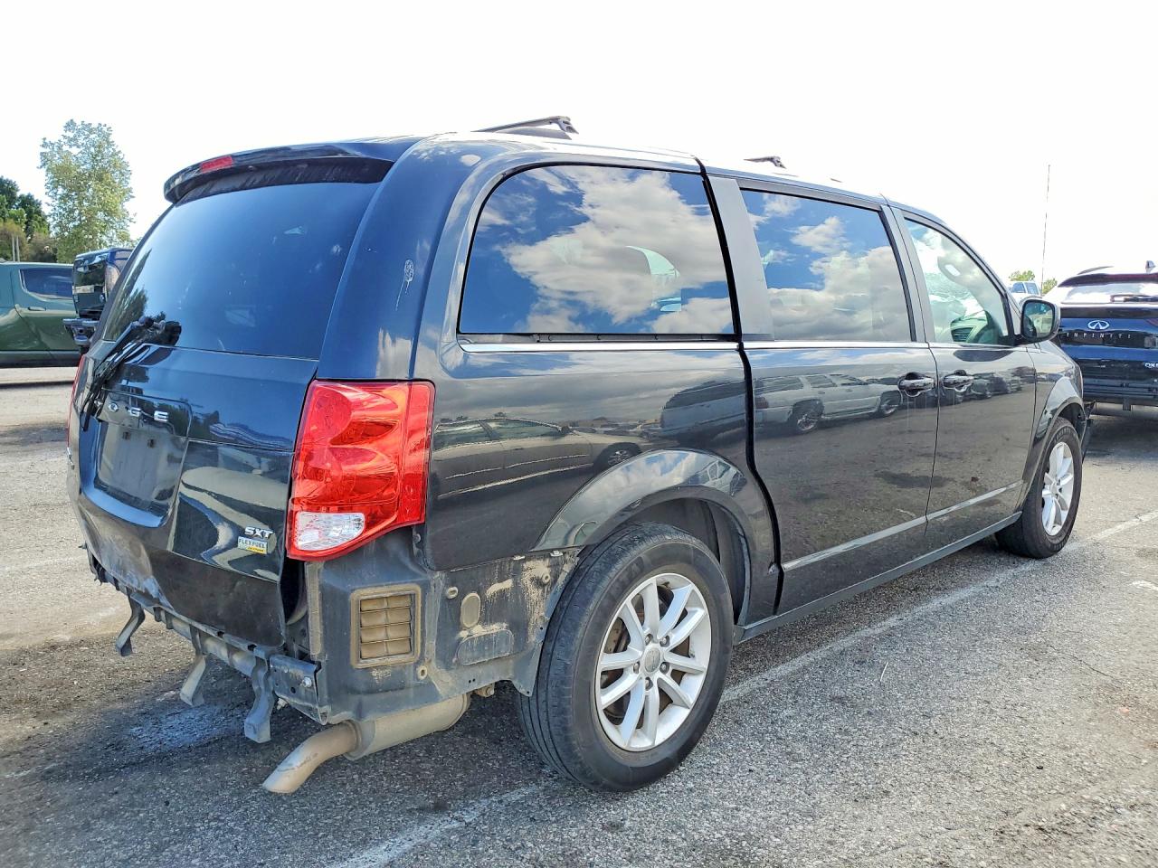 2019 Dodge Grand Caravan Sxt Black vin: 2C4RDGCG5KR683383