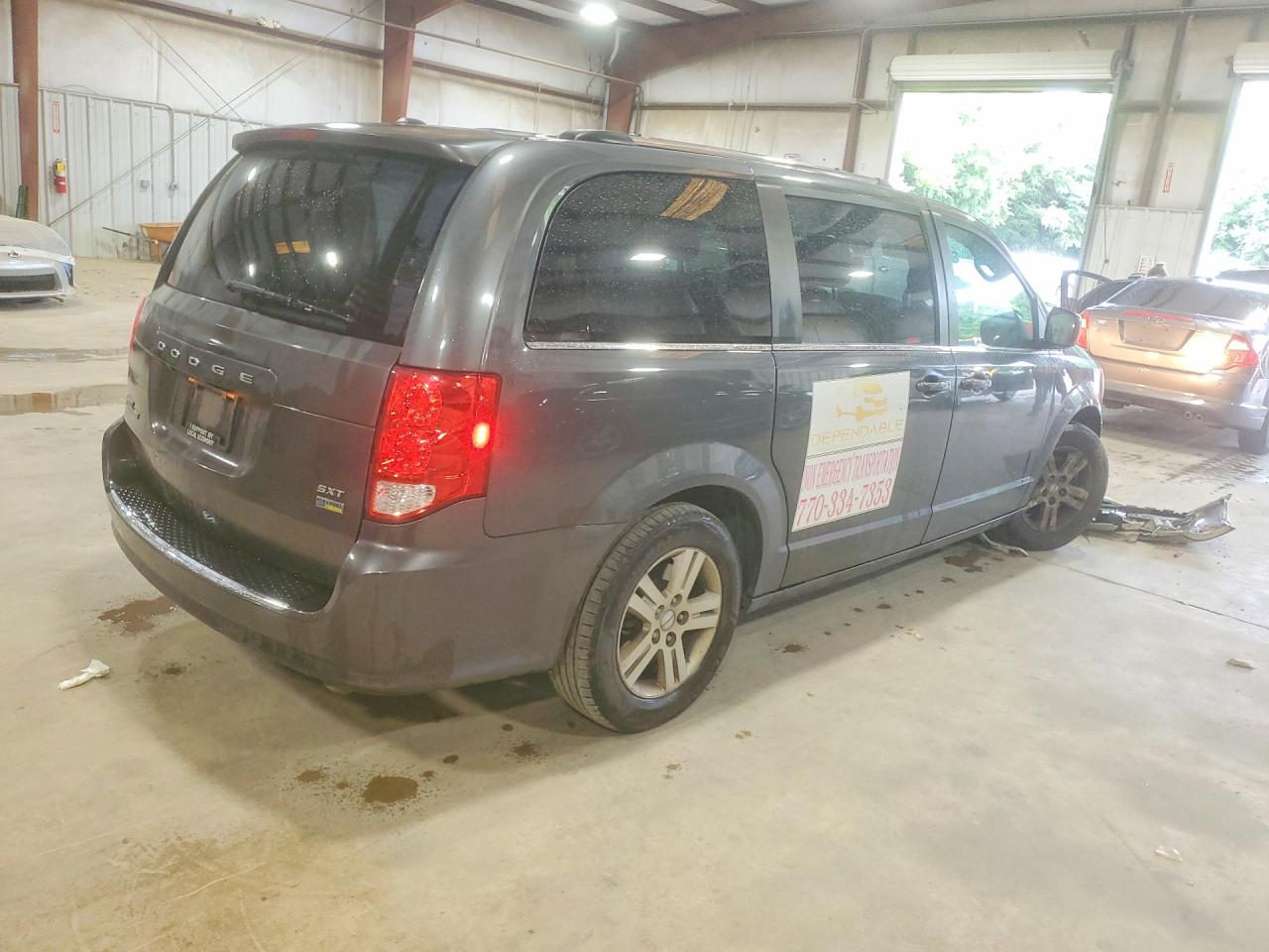2019 Dodge Grand Caravan Sxt Угольный vin: 2C4RDGCG5KR772287