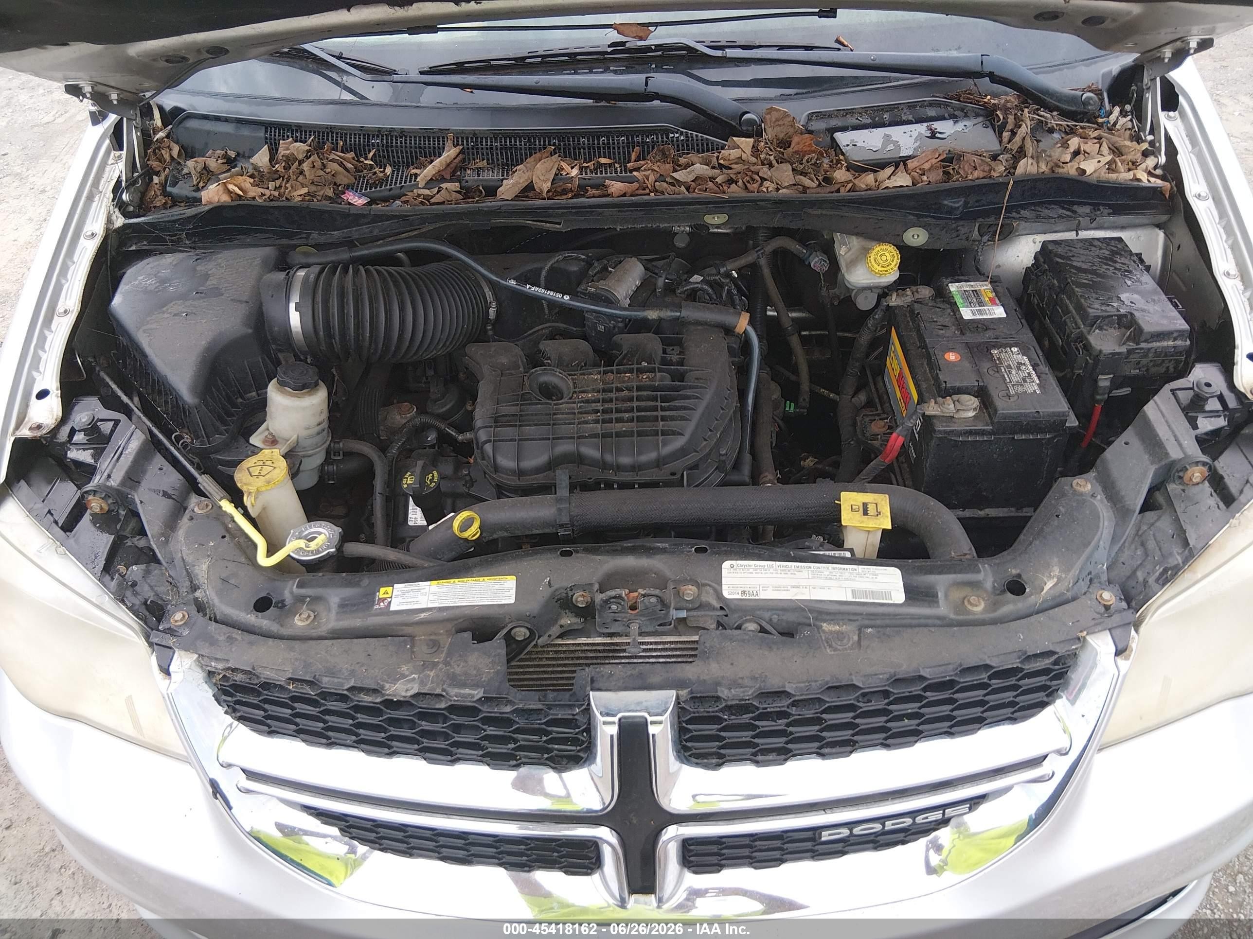 2012 Dodge Grand Caravan Sxt Gray vin: 2C4RDGCG6CR198199