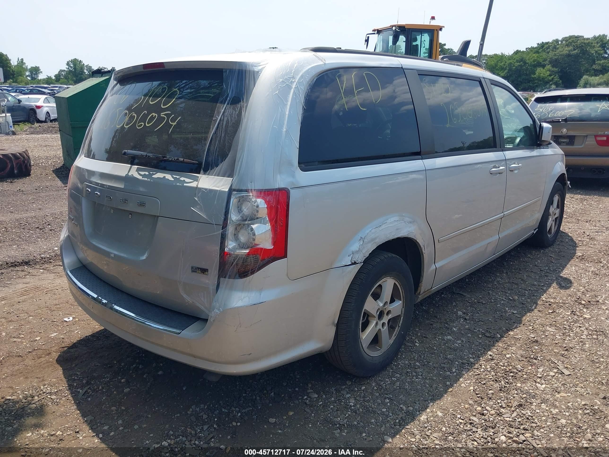 2012 Dodge Grand Caravan Sxt Серебряный vin: 2C4RDGCG6CR198624