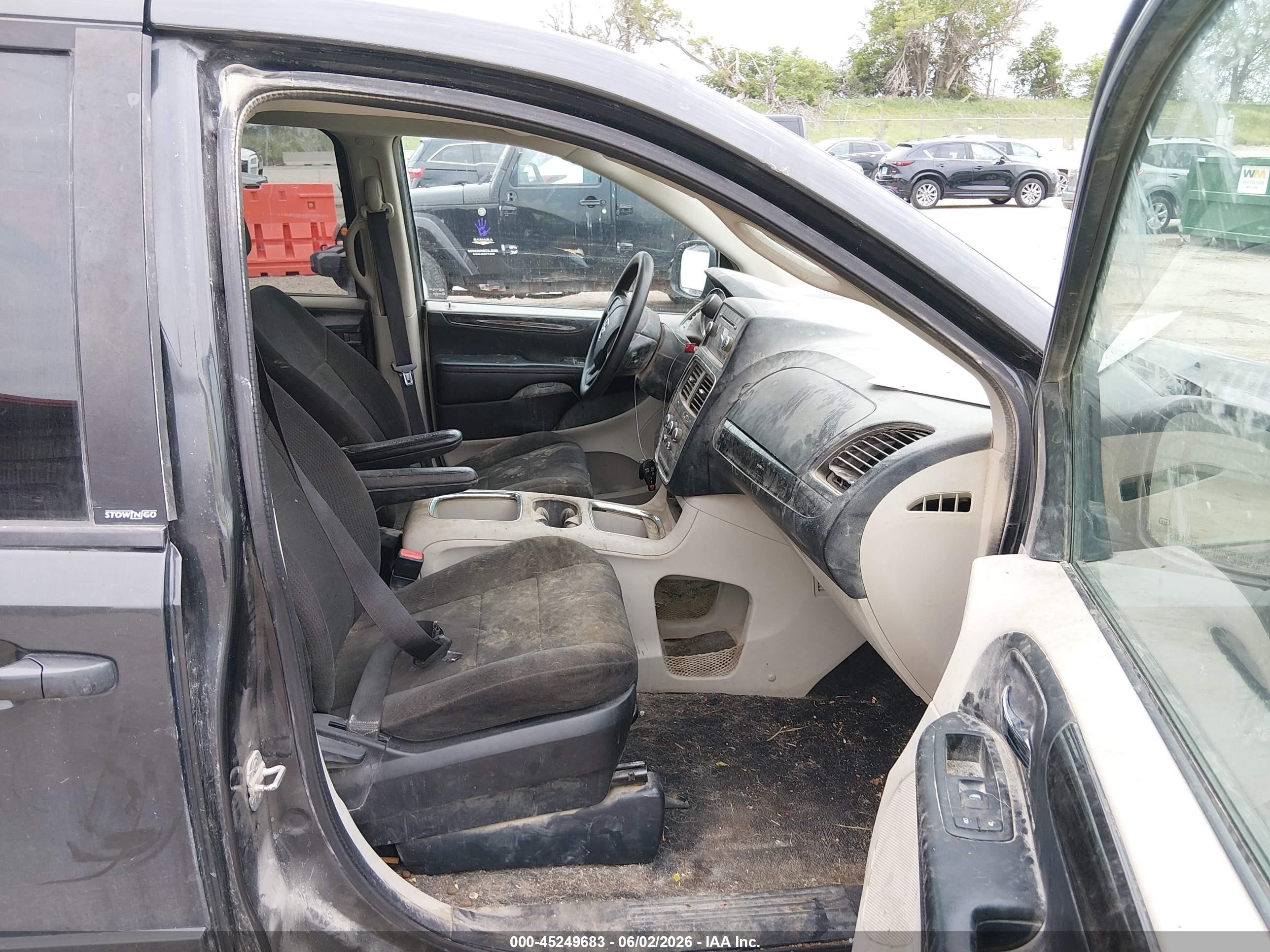 2012 Dodge Grand Caravan Sxt Gray vin: 2C4RDGCG6CR242444