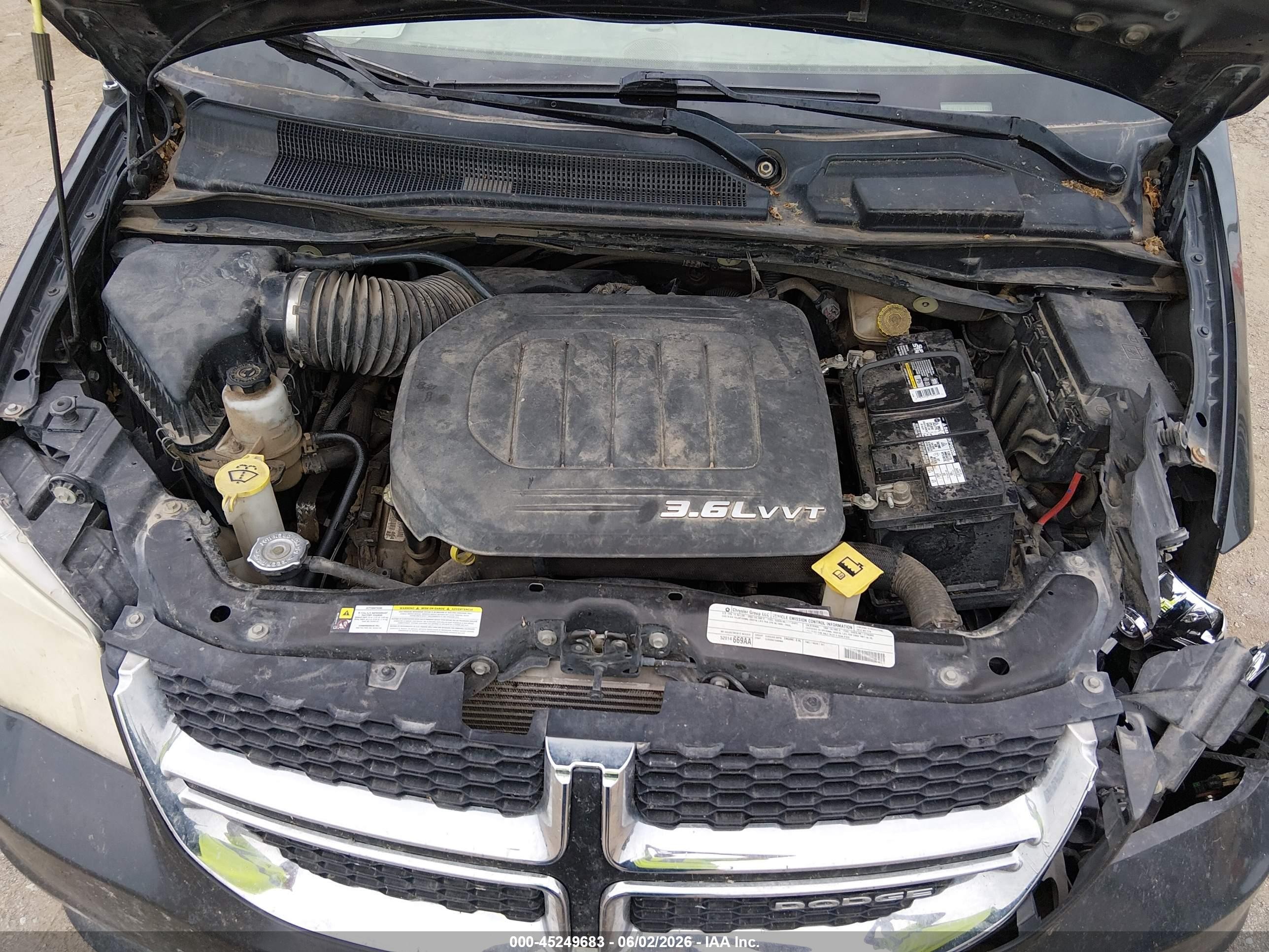 2012 Dodge Grand Caravan Sxt Gray vin: 2C4RDGCG6CR242444